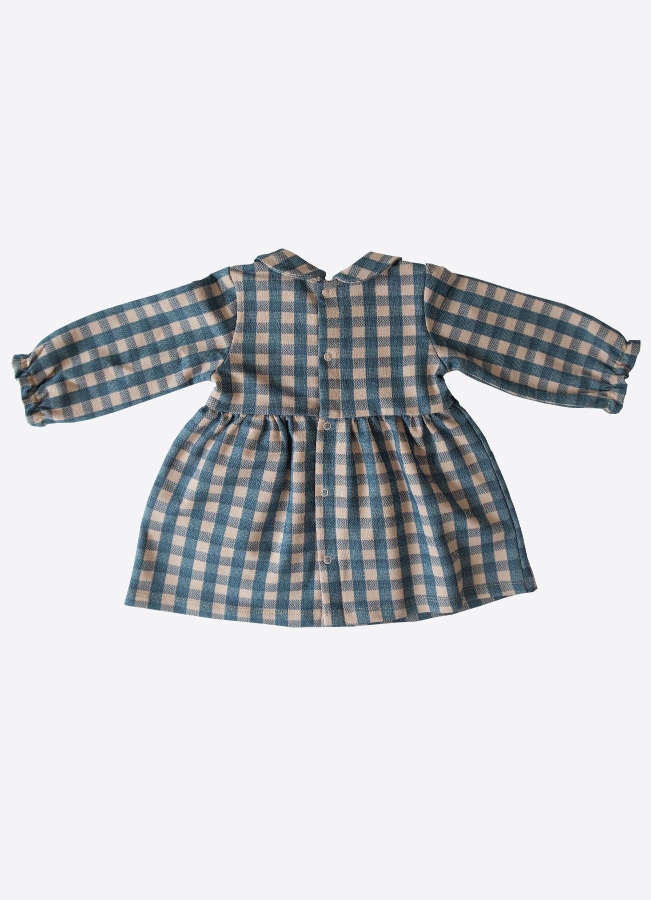 ORGANİK LITTLE FARMER ELBİSE LACİVERT