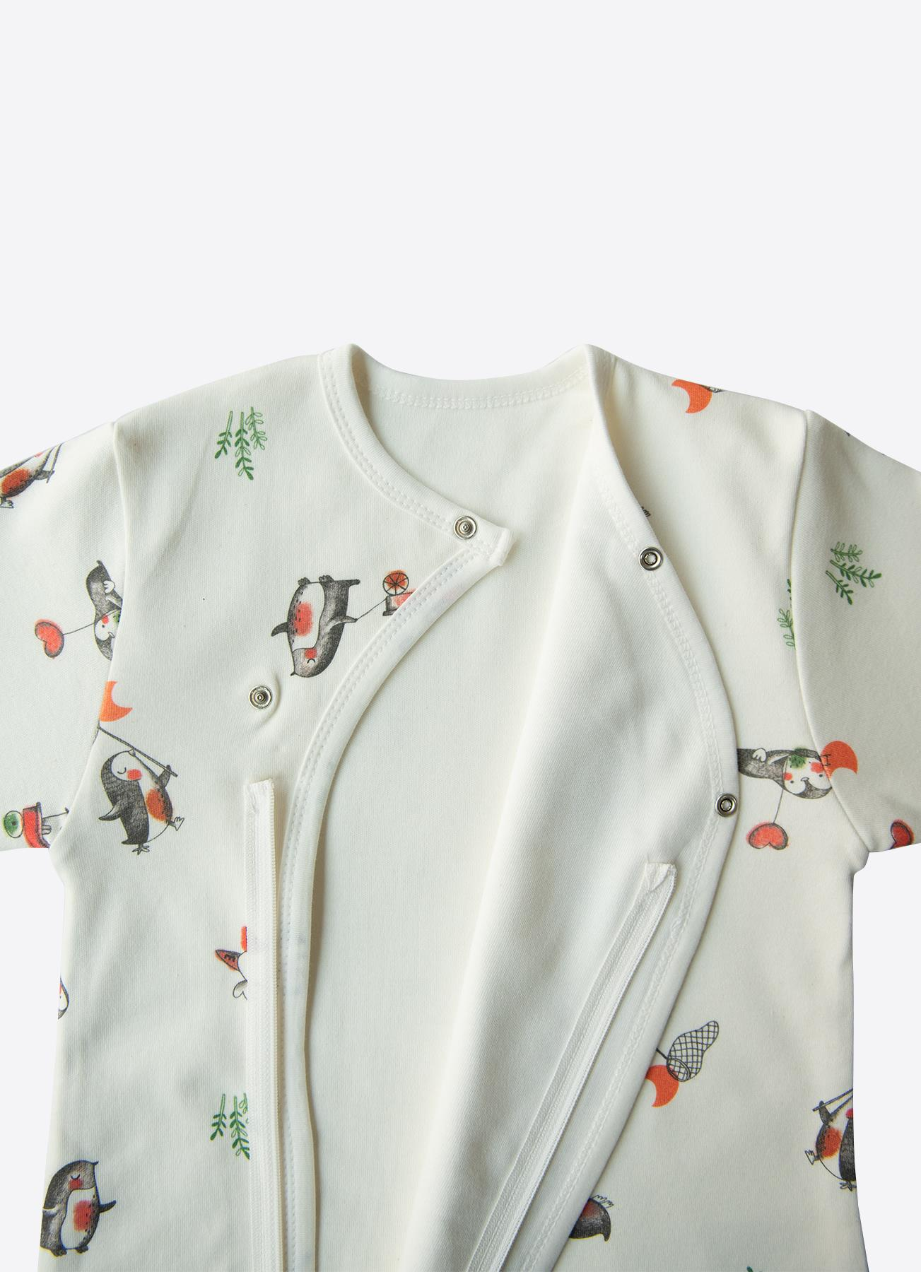 ORGANİK LITTLE PENGUIN UYKU TULUMU EKRU
