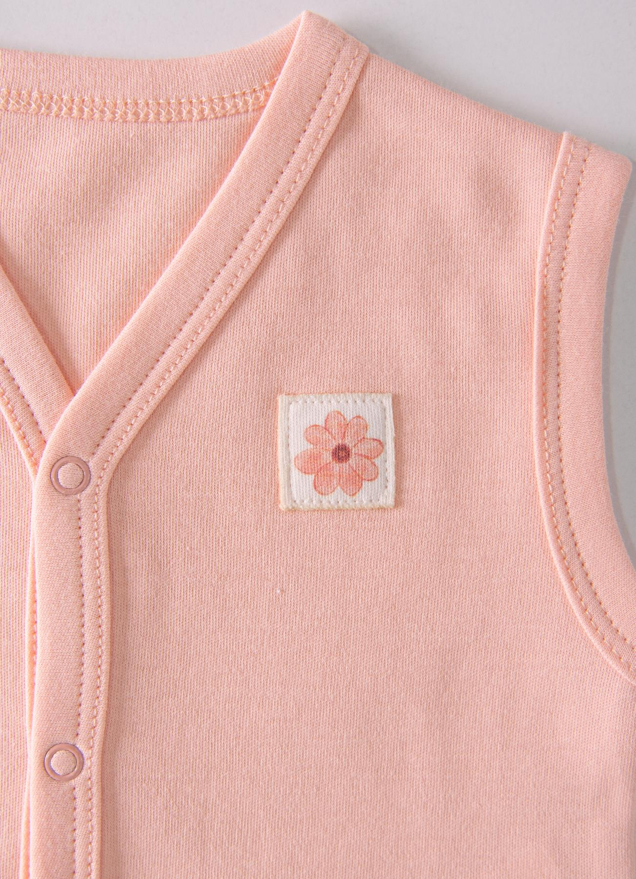 ORGANİK LOVELY FLOWERS 4'LÜ TULUM SET PEMBE