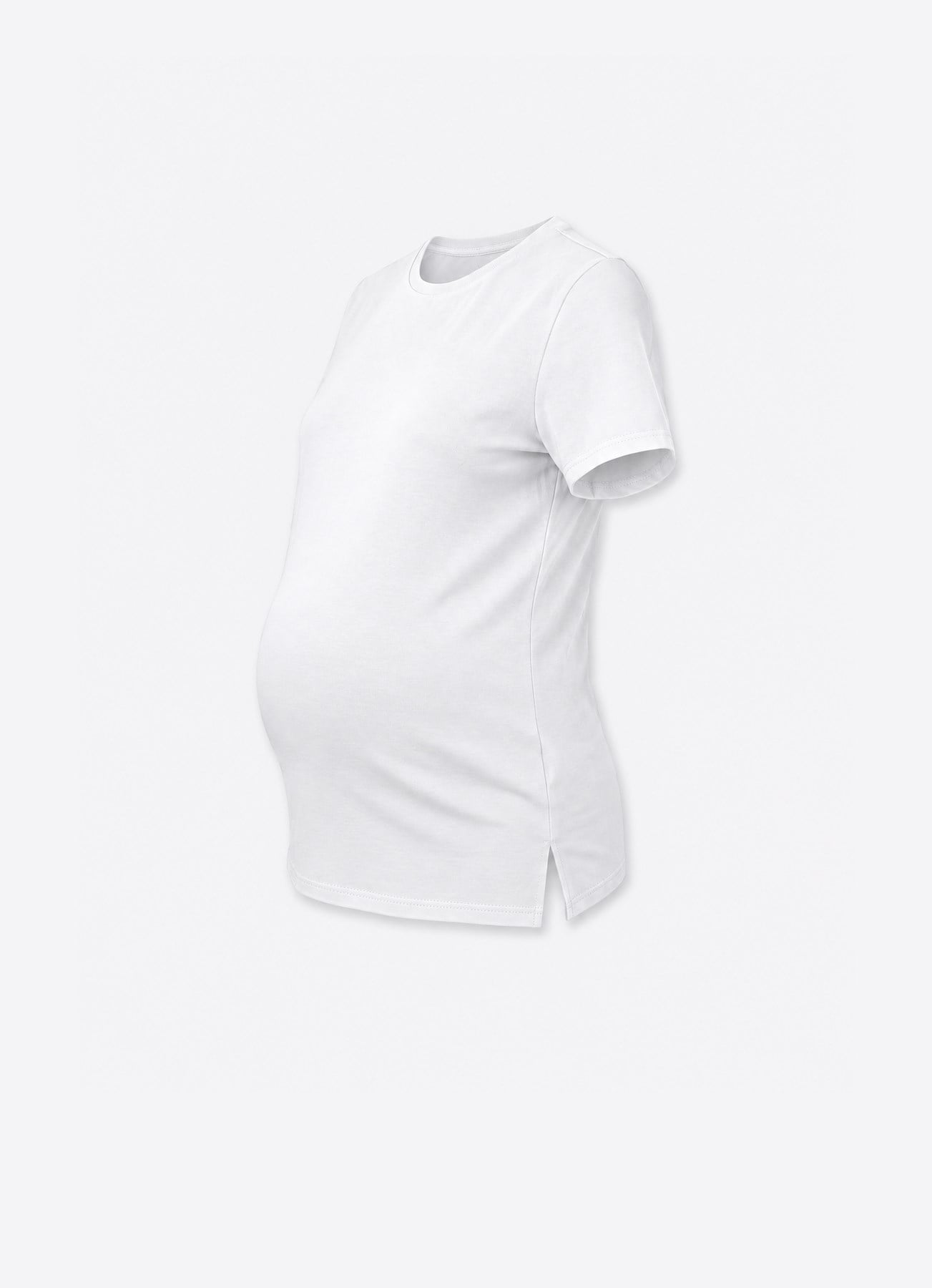 ORGANİK LUCY HAMİLE T-SHIRT BEYAZ