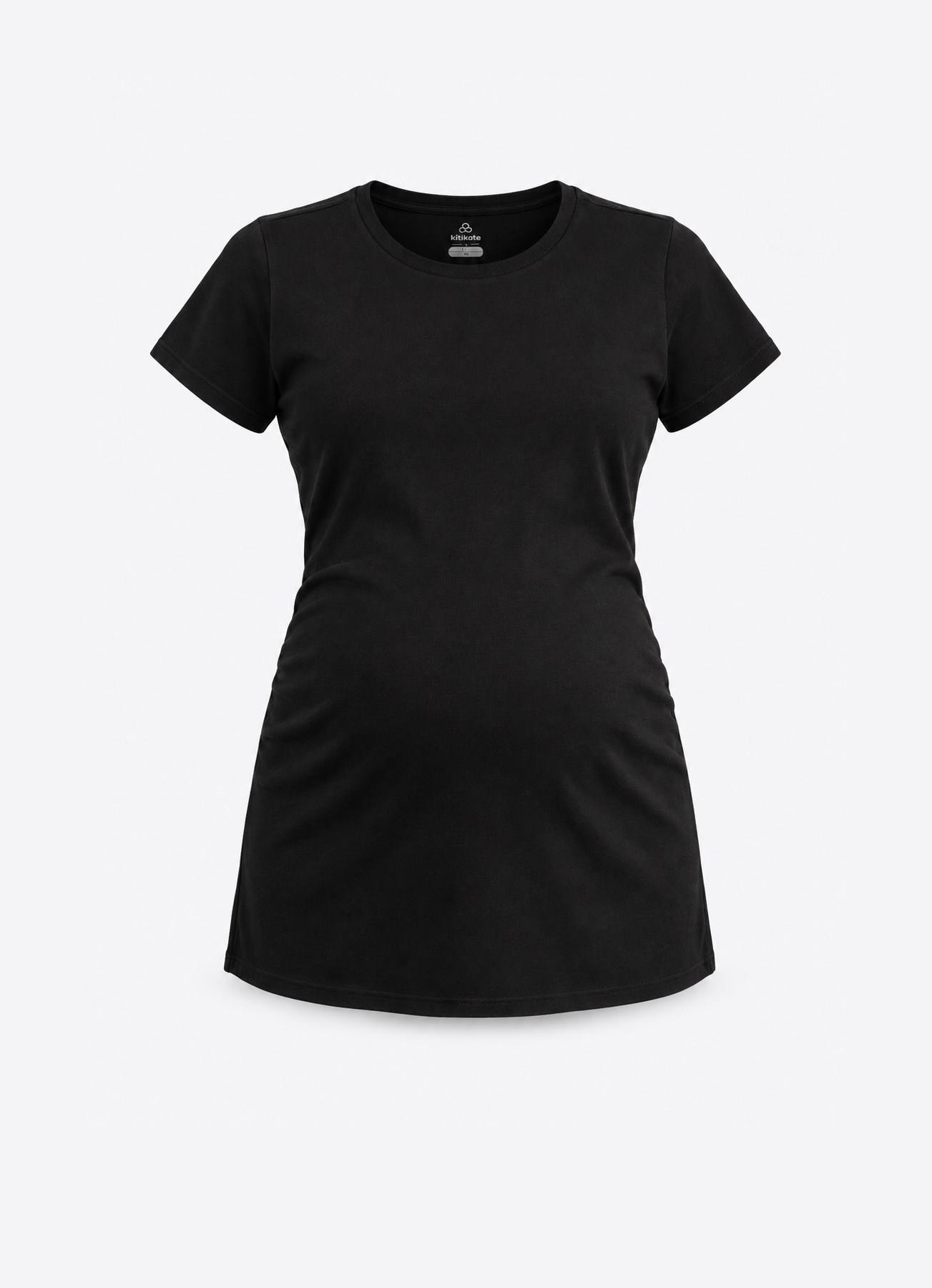 ORGANİK LUCY HAMİLE T-SHIRT SİYAH