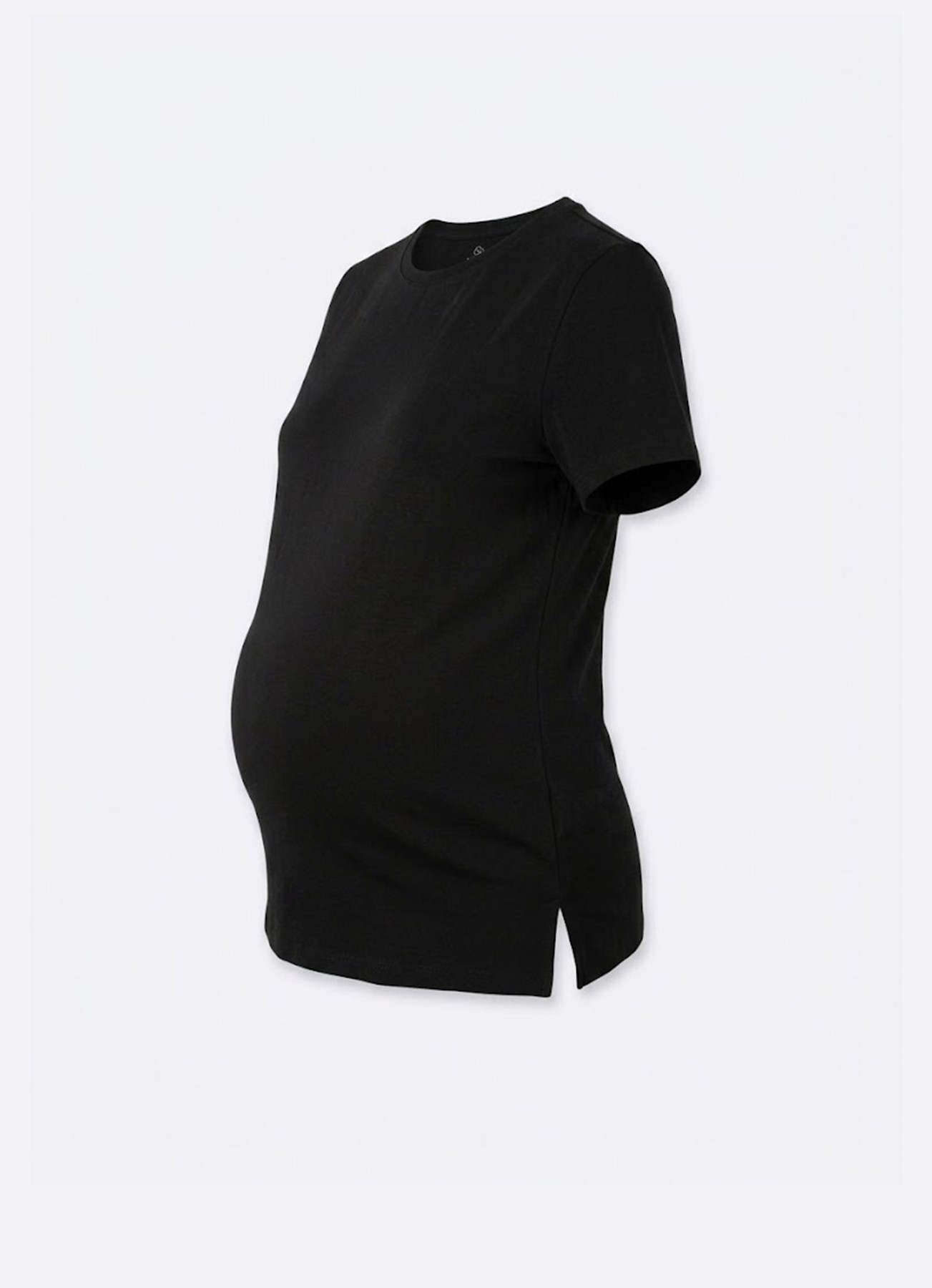 ORGANİK LUCY HAMİLE T-SHIRT SİYAH