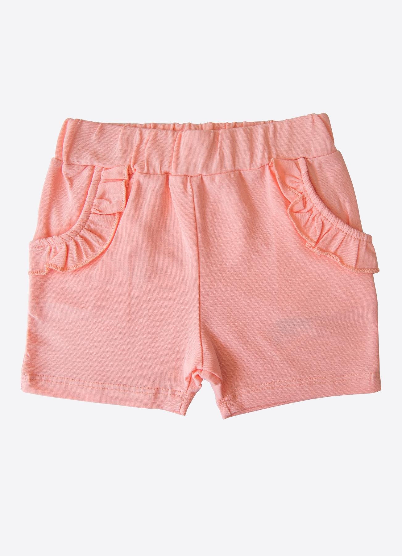 ORGANİK MELLOW 2'Lİ ŞORT SARI-PEMBE