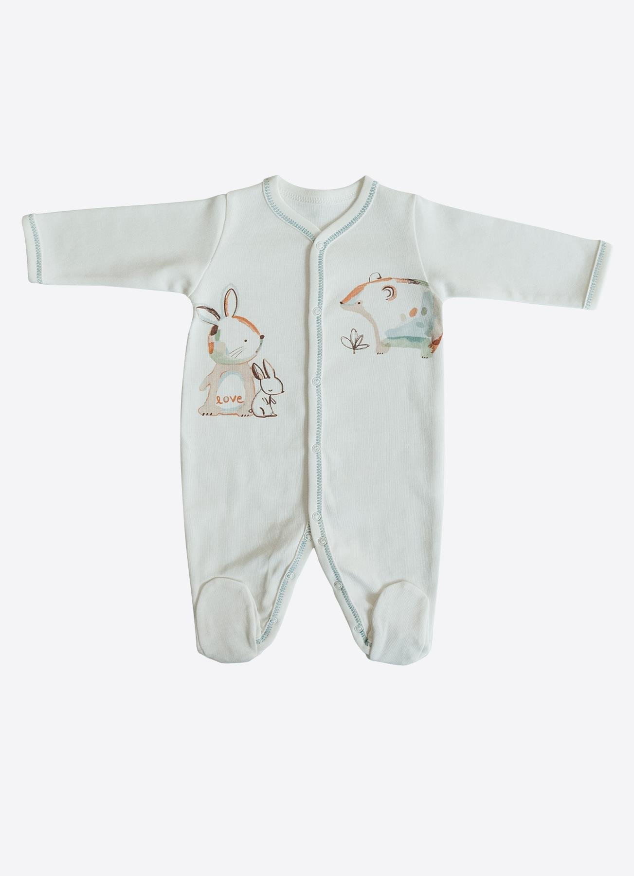 Organik Mum's Love 10'lu Hastane Çıkış Seti Ekru 