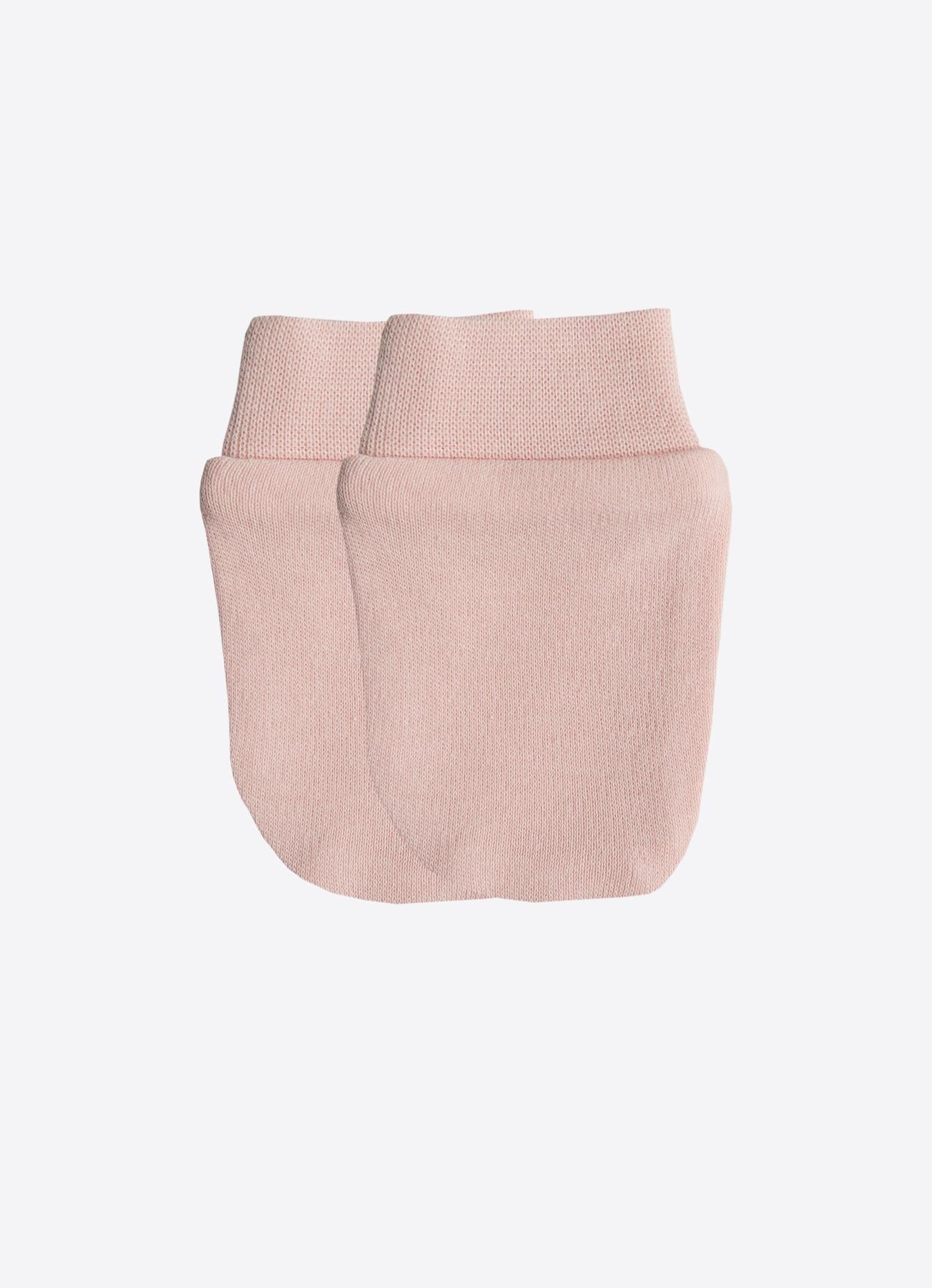 Organik New Basic 2'li Eldiven Ekru-Pembe