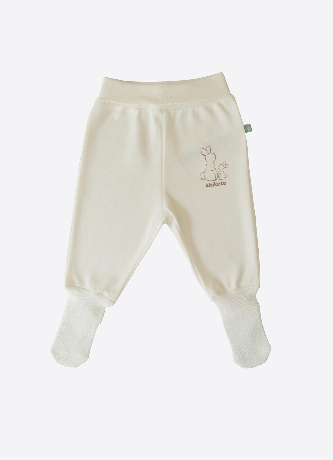 Organik New Basic Çoraptolon Bebek Boy Ekru