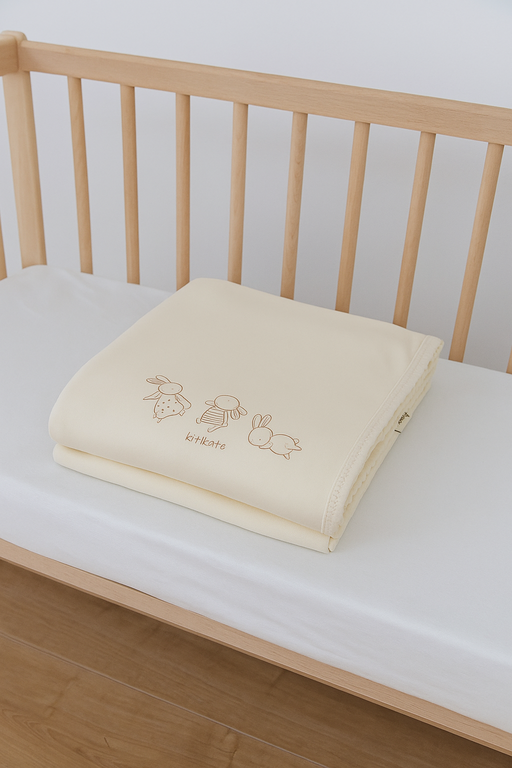 Organik New Basic Tek Kat Battaniye Natural