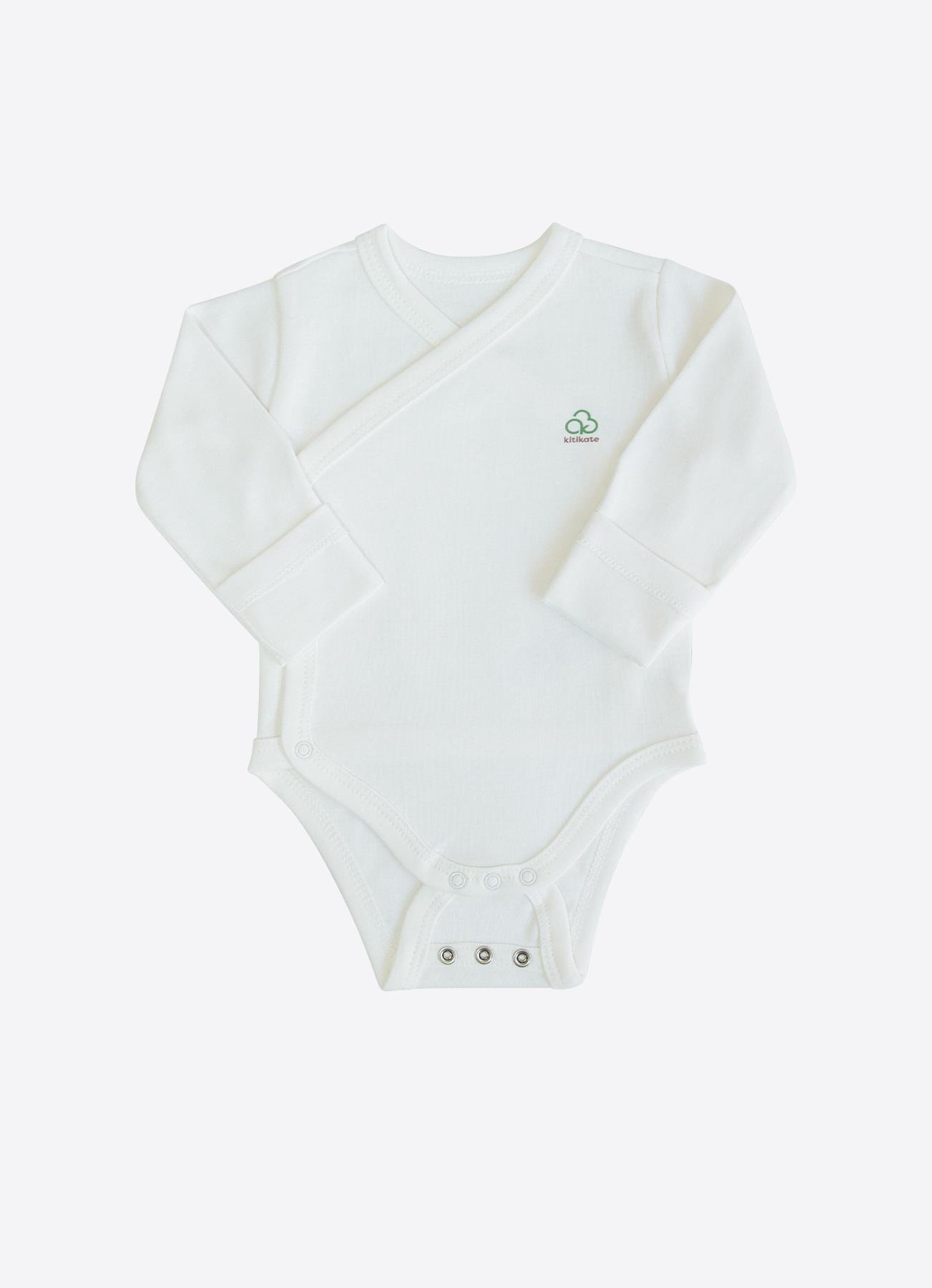 Organik New Basic Uzayan Kruvaze Uzun Kol Body Ekru