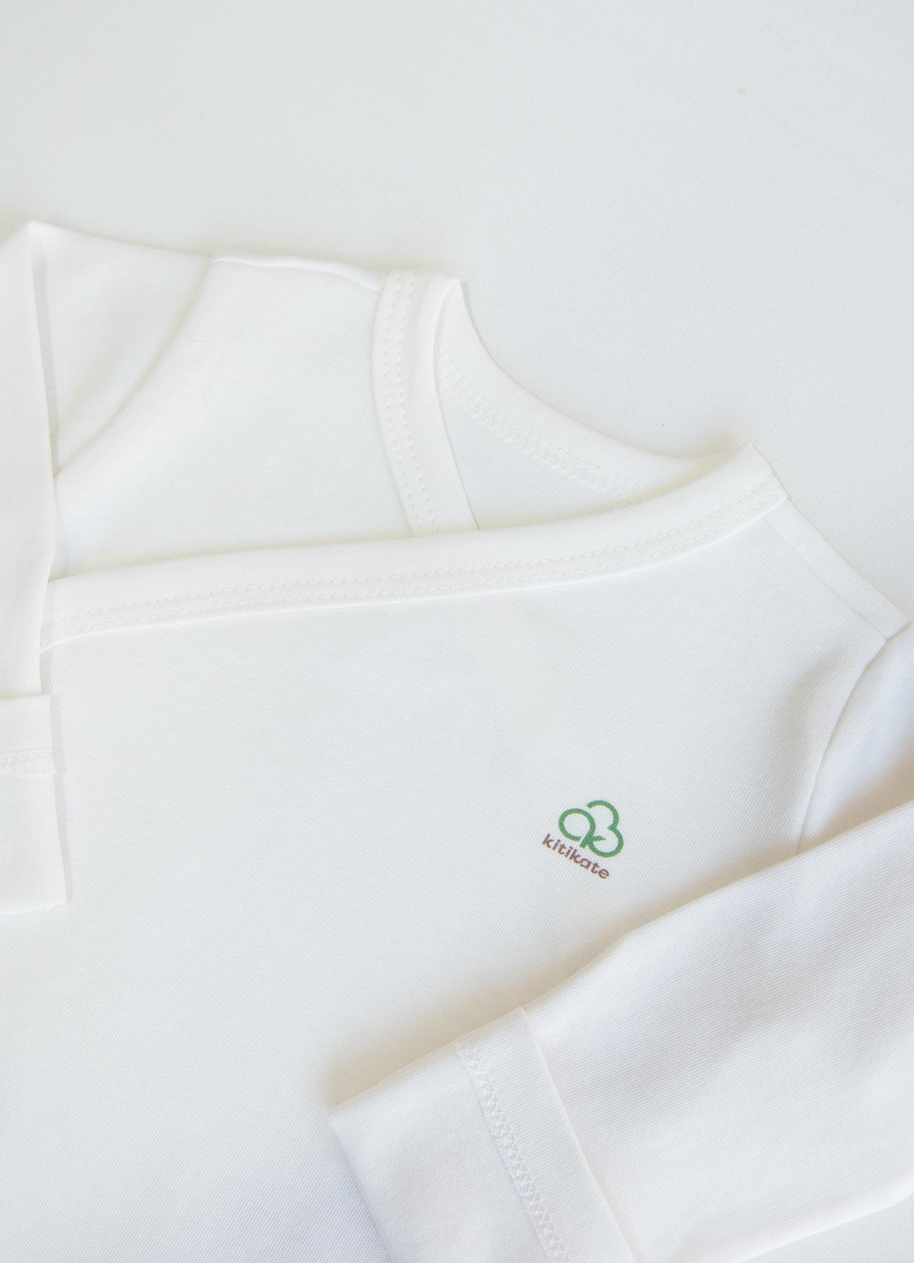 Organik New Basic Uzayan Kruvaze Uzun Kol Body Ekru