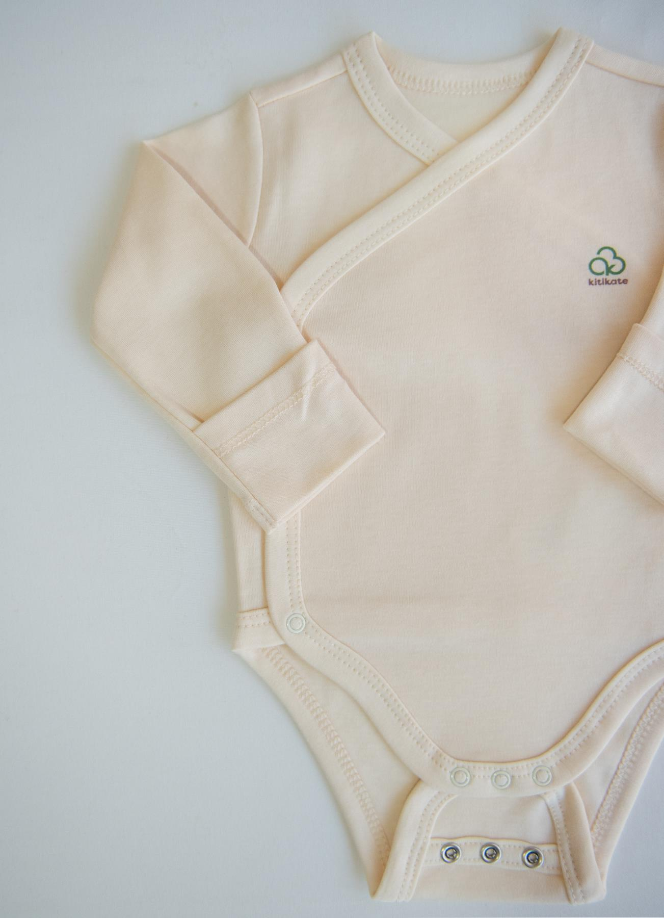 Organik New Basic  Uzayan Kruvaze Uzun Kol Body Natural