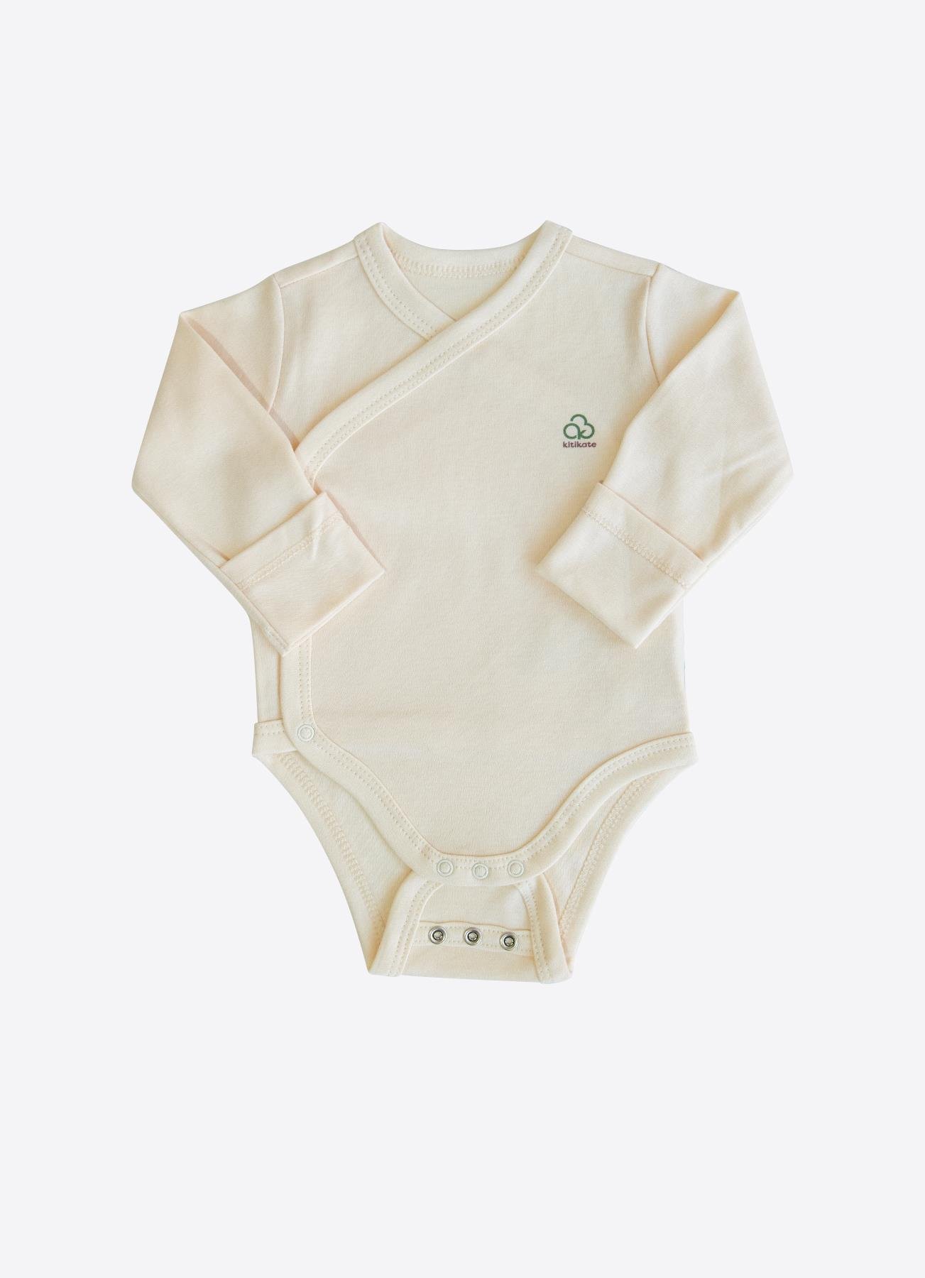 Organik New Basic  Uzayan Kruvaze Uzun Kol Body Natural