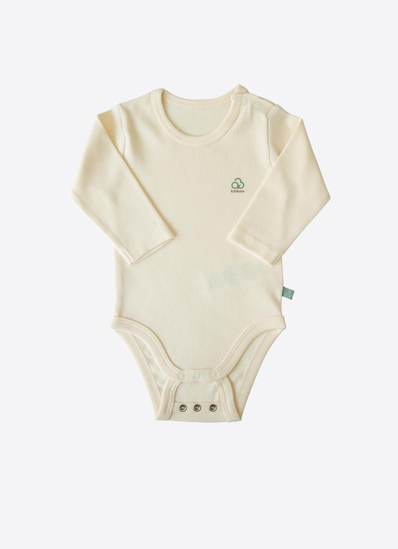 ORGANİK NEW BASIC UZAYAN UZUN KOL BODY BEBEK NATURAL