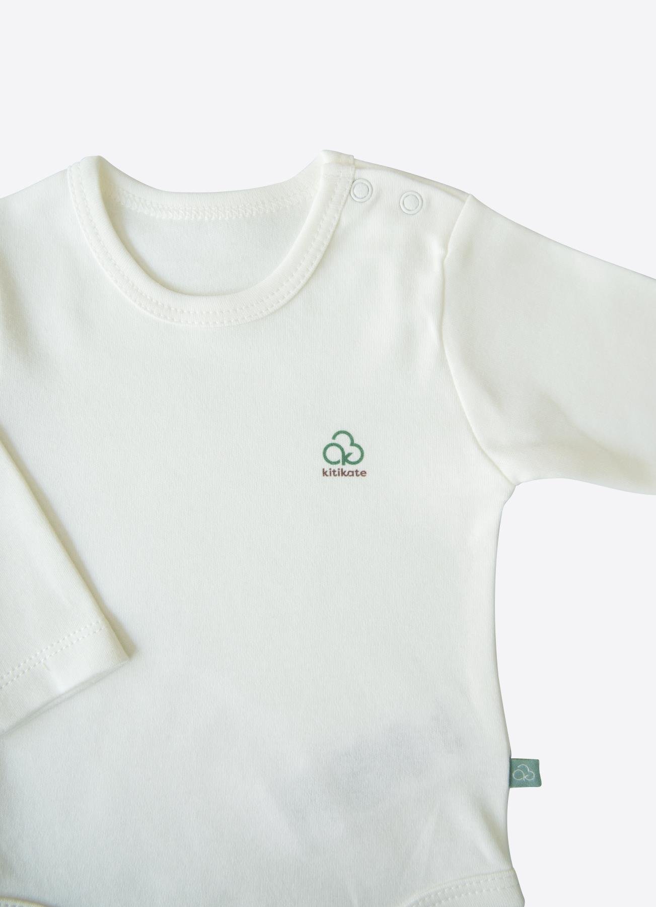 ORGANİK NEW BASIC UZAYAN UZUN KOL BODY BEBEK EKRU