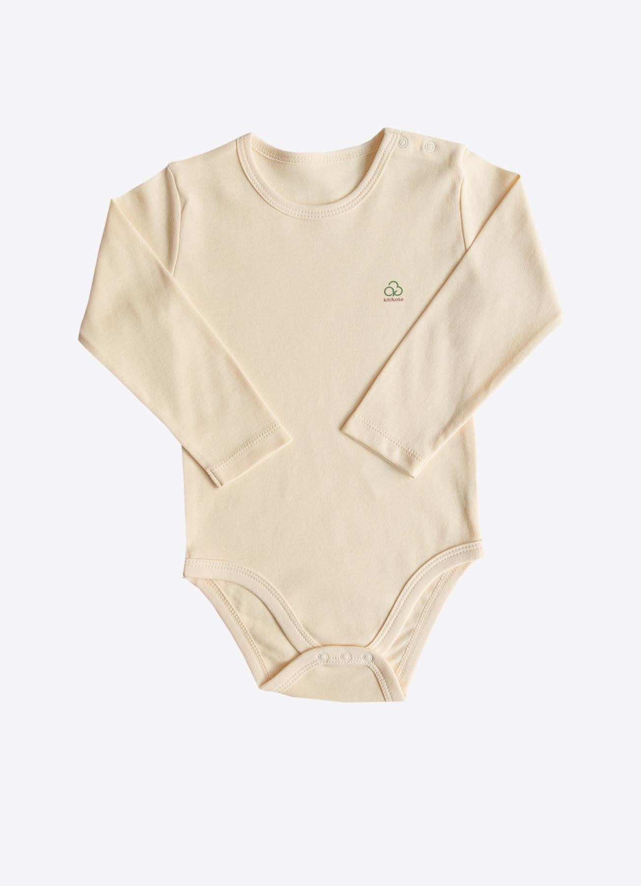 Organik New Basic Uzun Kol Body Çocuk Boy Natural