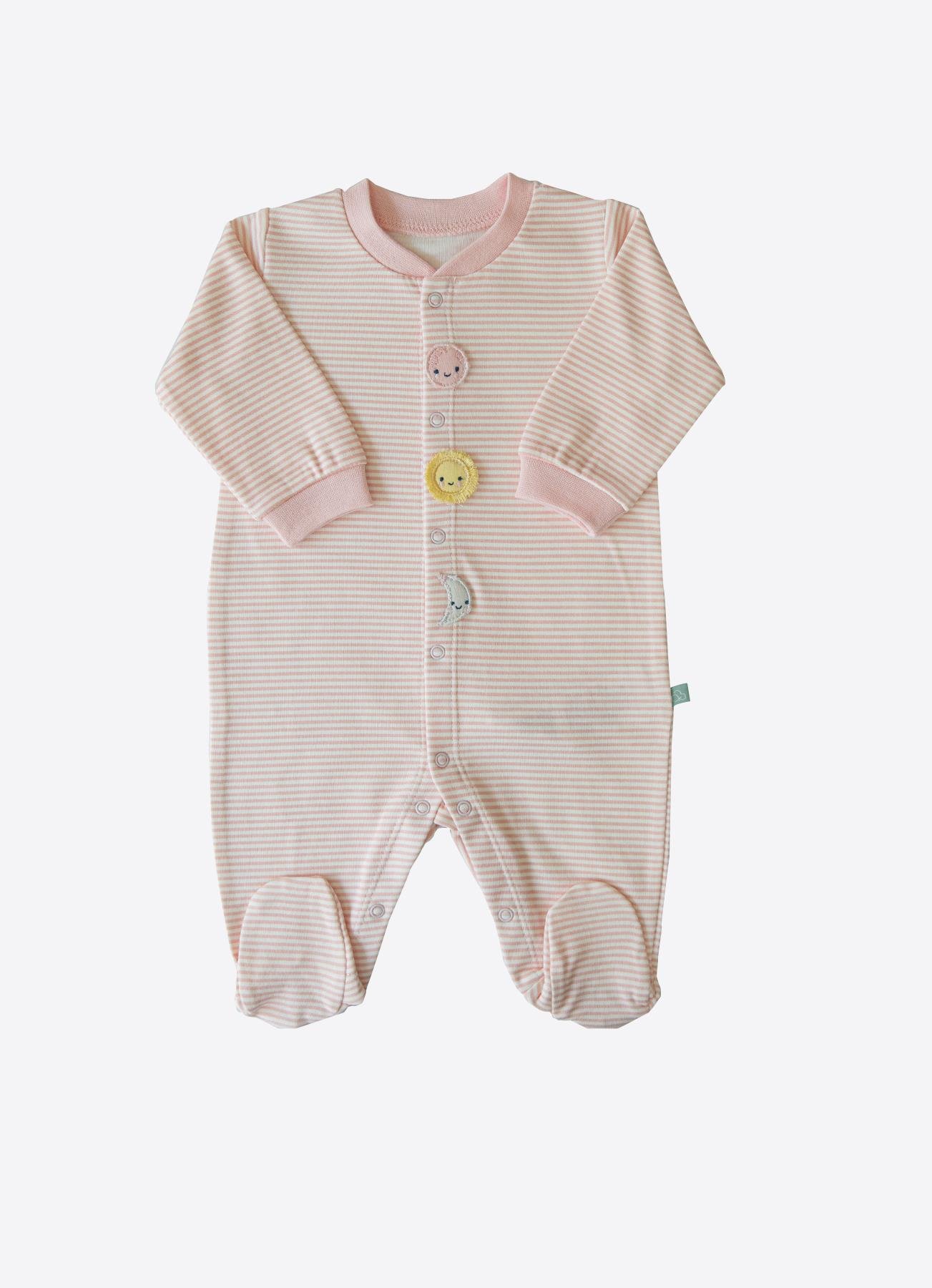 Organik New Dreams 10'lu Zıbın Set Pembe