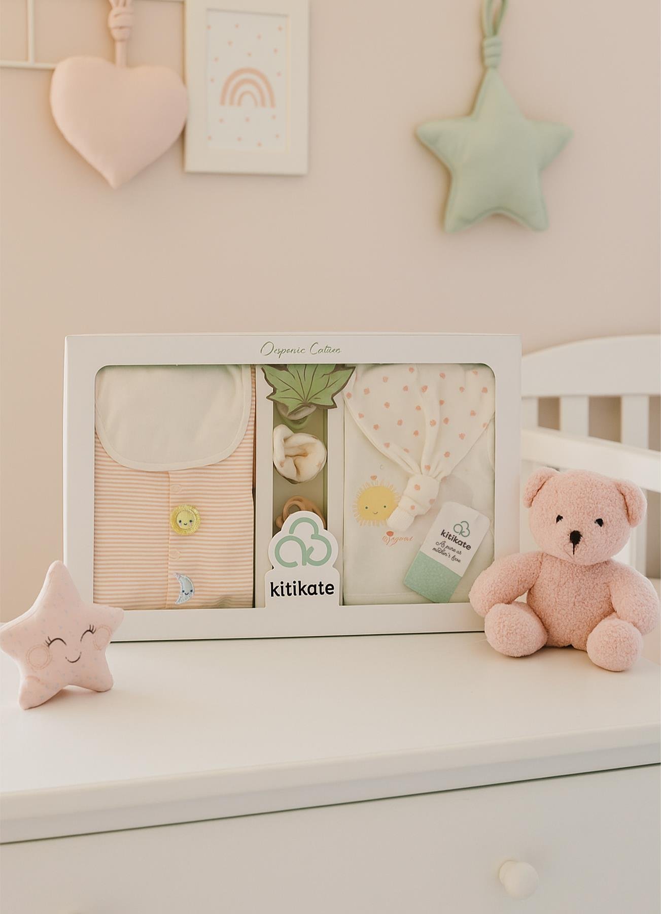 Organik New Dreams 10'lu Zıbın Set Pembe