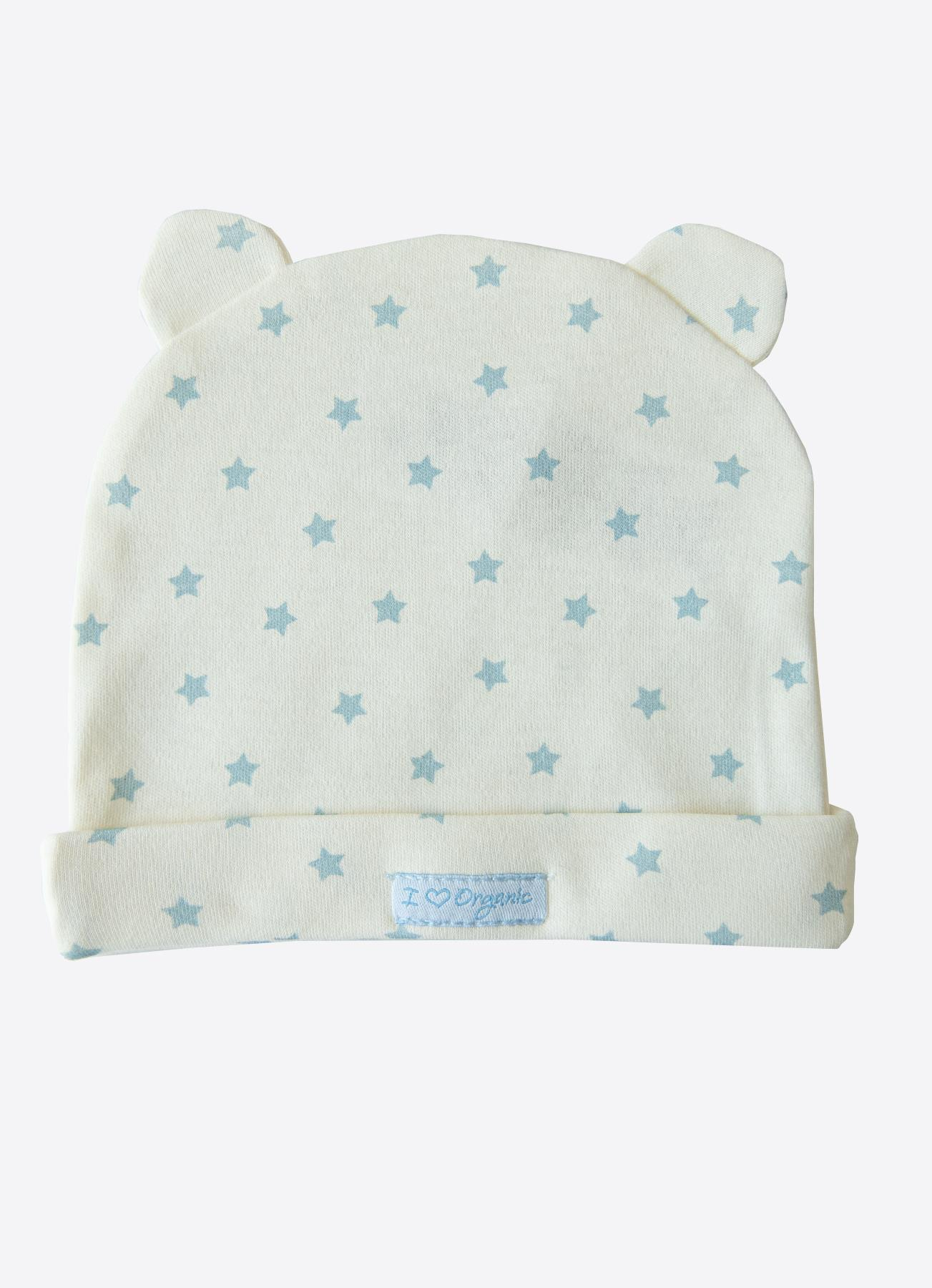 ORGANİK NEW DREAMS KULAKLI ŞAPKA MAVİ YILDIZ