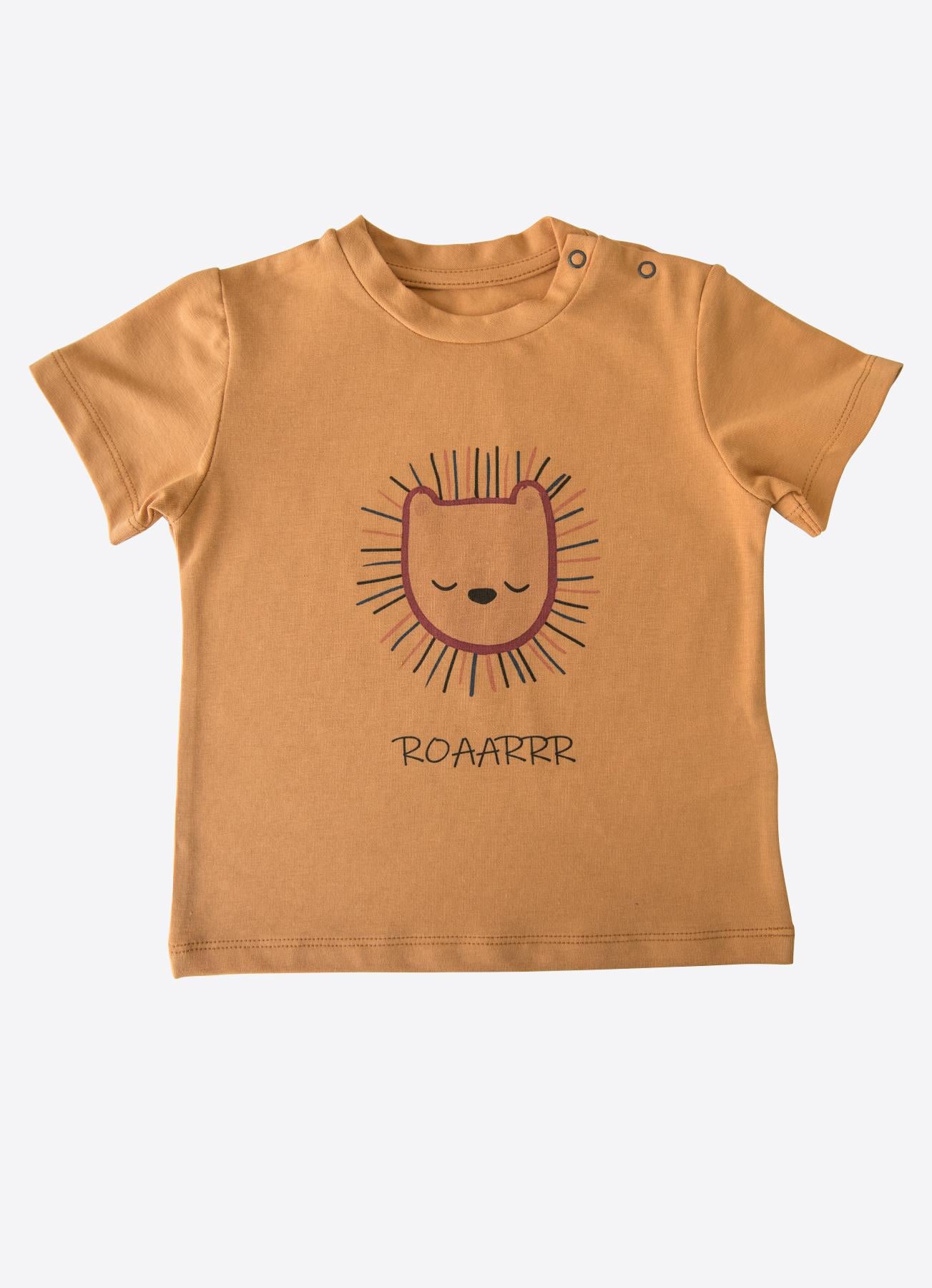 ORGANİK NOA 2'Lİ T-SHIRT HARDAL