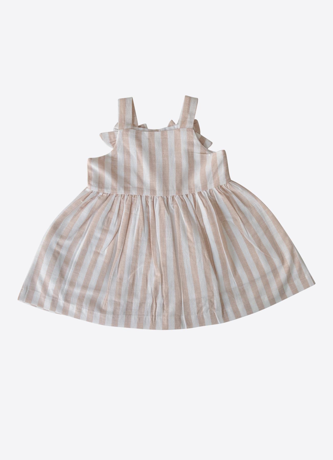 Organik Noami Elbise Bej