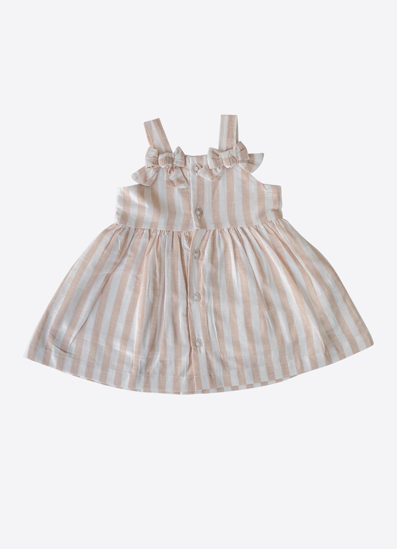 Organik Noami Elbise Bej