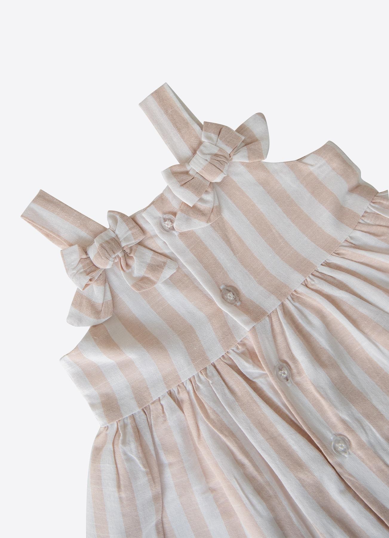 Organik Noami Elbise Bej