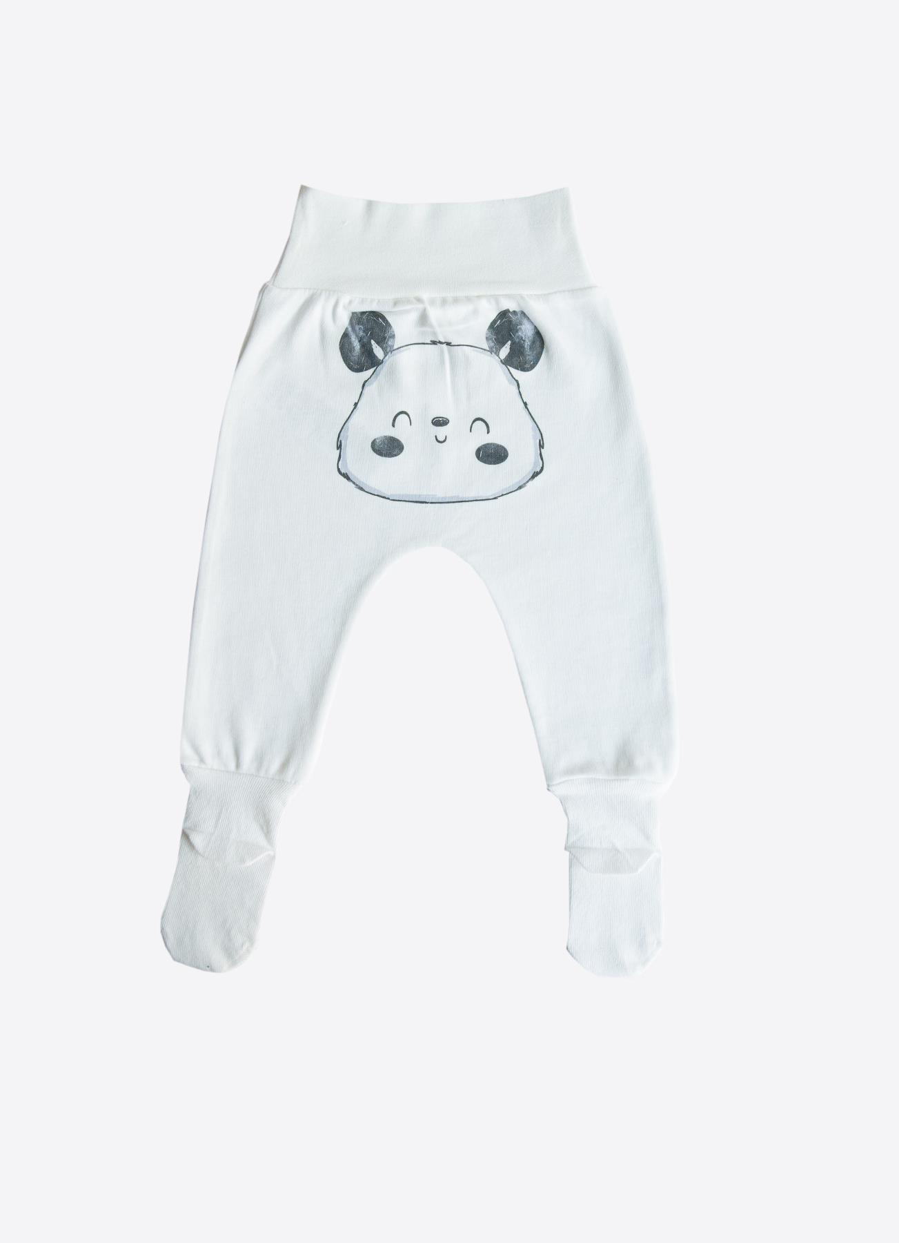 Organik Panda 2'li Çoraptolon Ekru