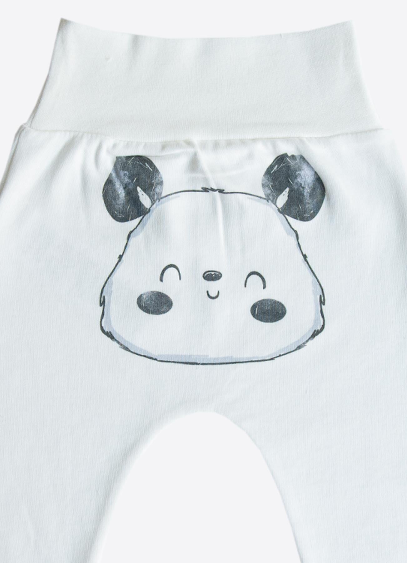 Organik Panda 2'li Çoraptolon Ekru