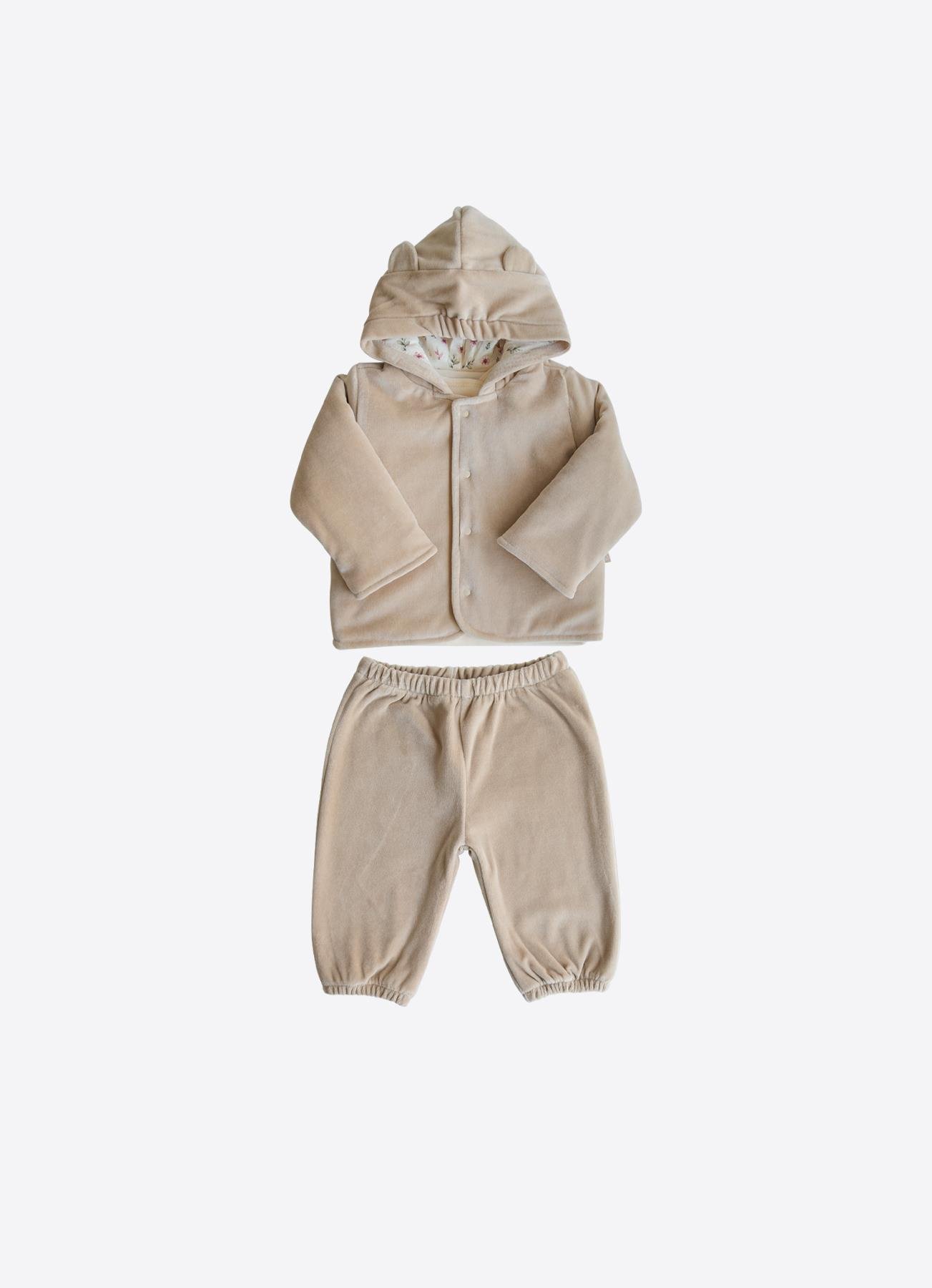 ORGANİK PERLA 3'LÜ TAKIM BEJ