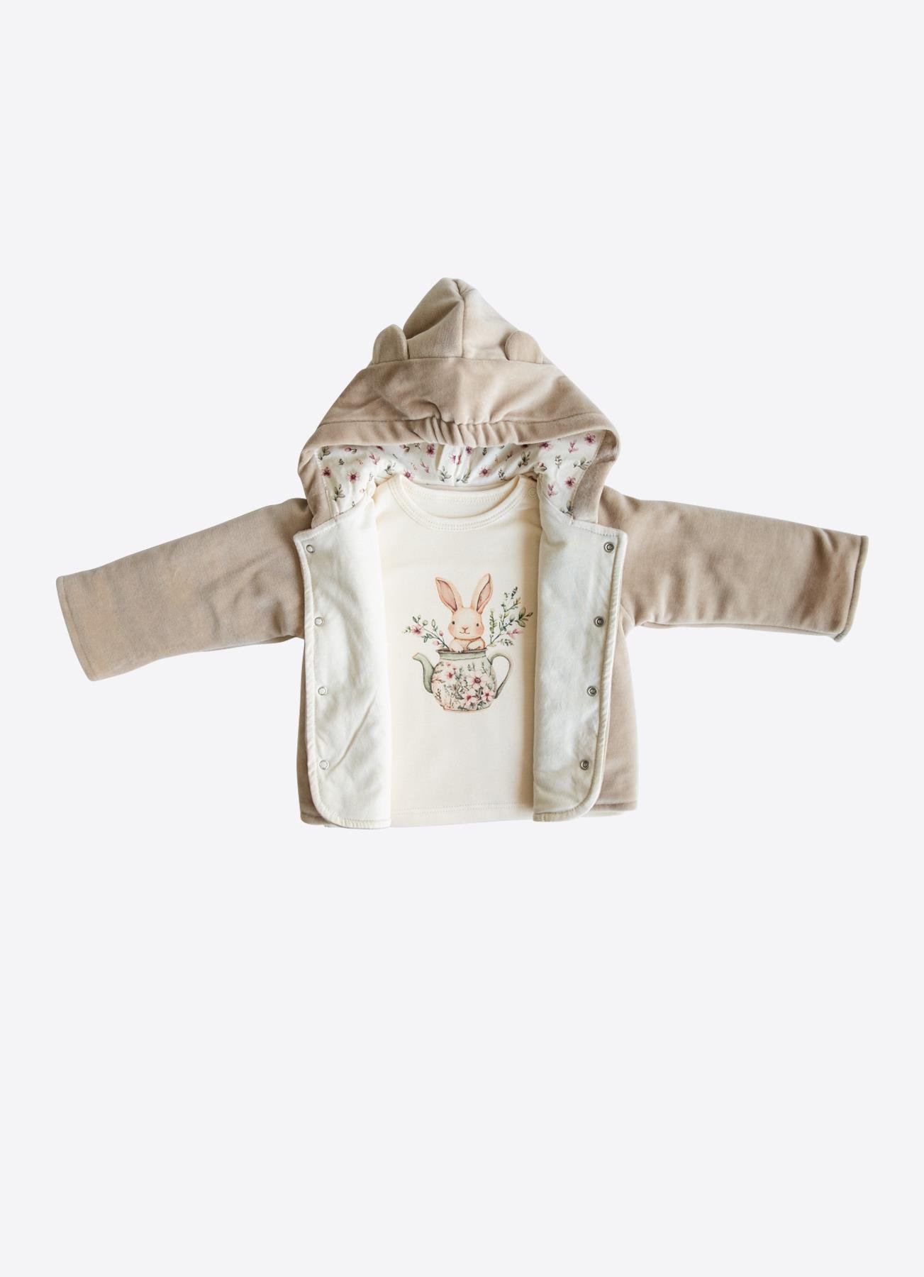 ORGANİK PERLA 3'LÜ TAKIM BEJ