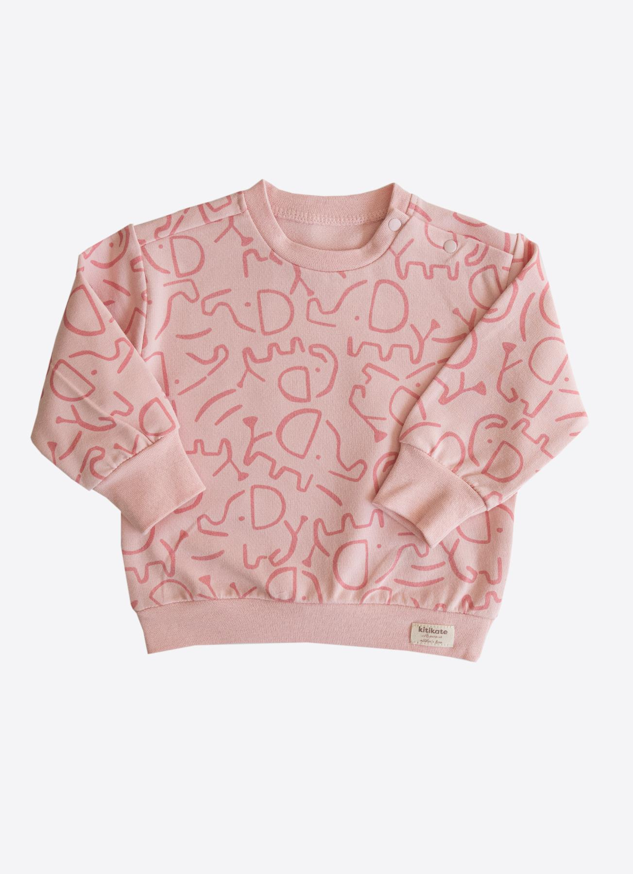 ORGANİK PINK ELEPHANT 2'Lİ TAKIM PEMBE