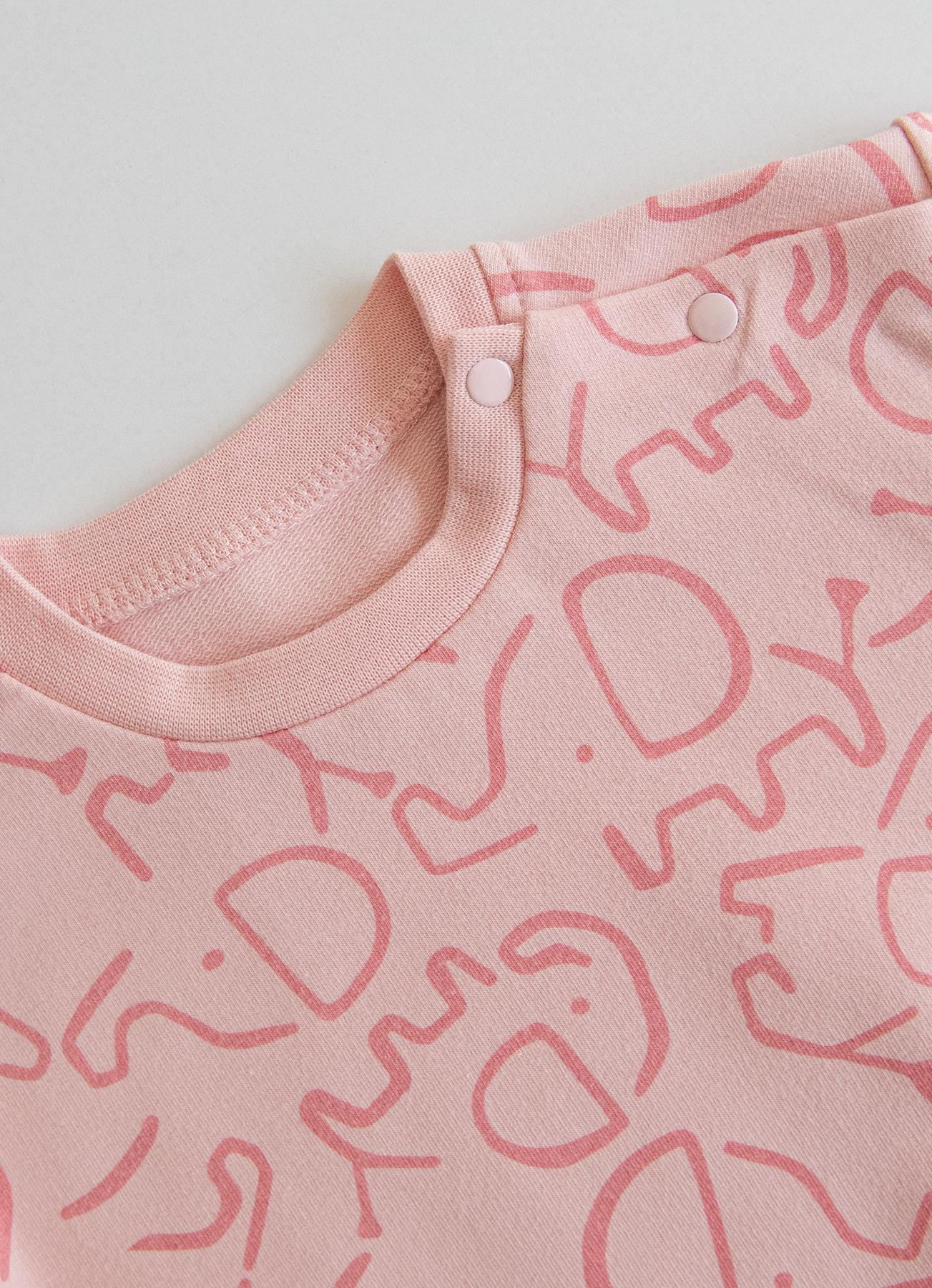 ORGANİK PINK ELEPHANT 2'Lİ TAKIM PEMBE