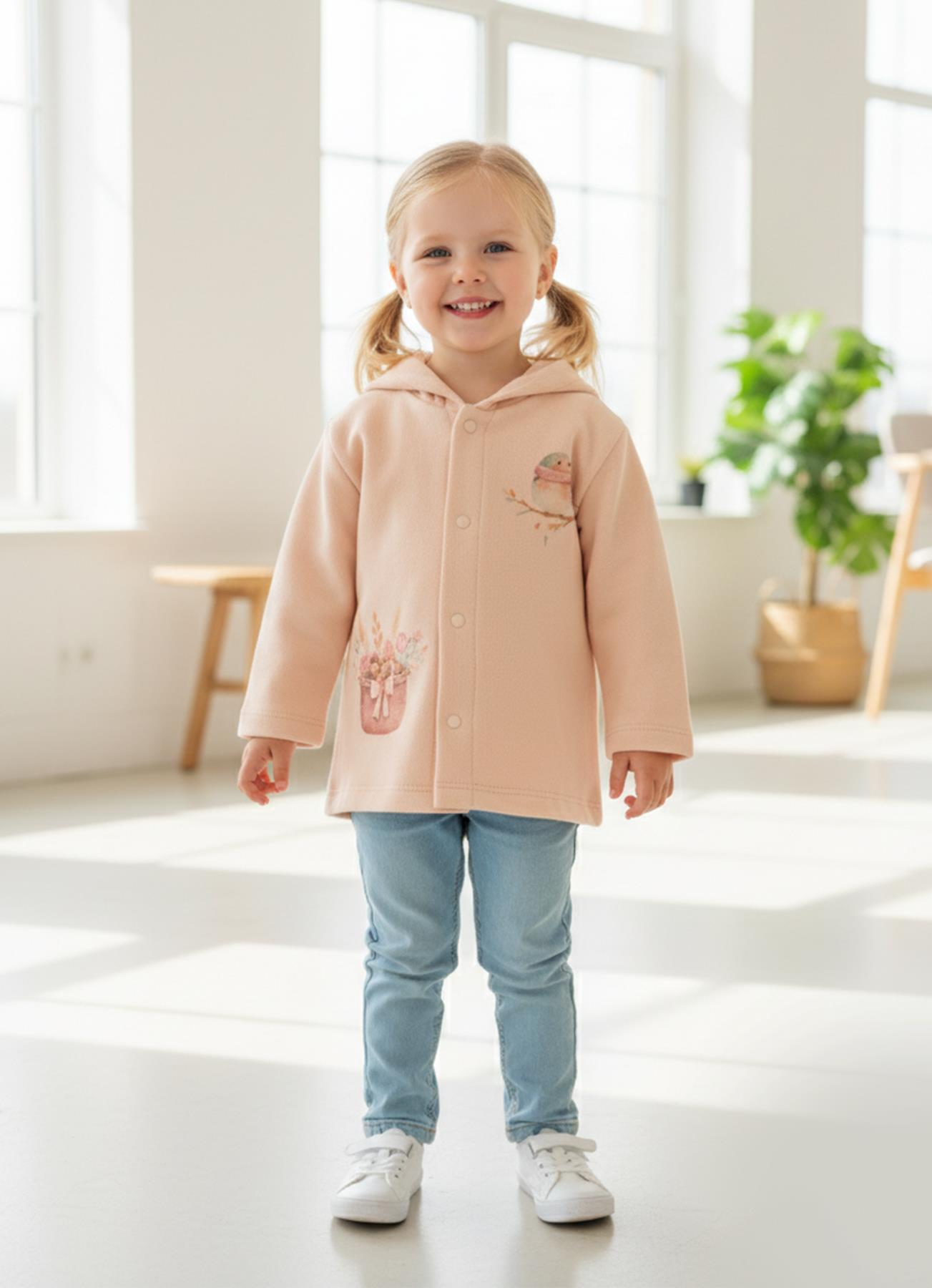 ORGANİK PINK LADY HIRKA PEMBE