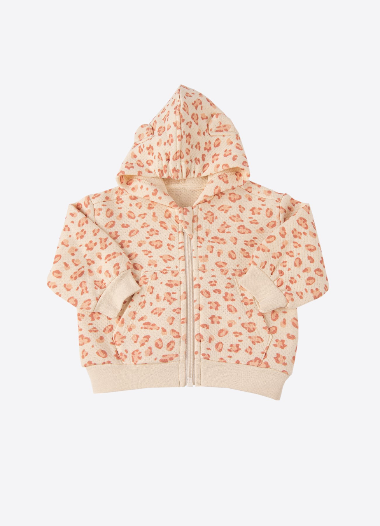 ORGANİK PINK LEOPARD 3'LÜ TAKIM NATURAL