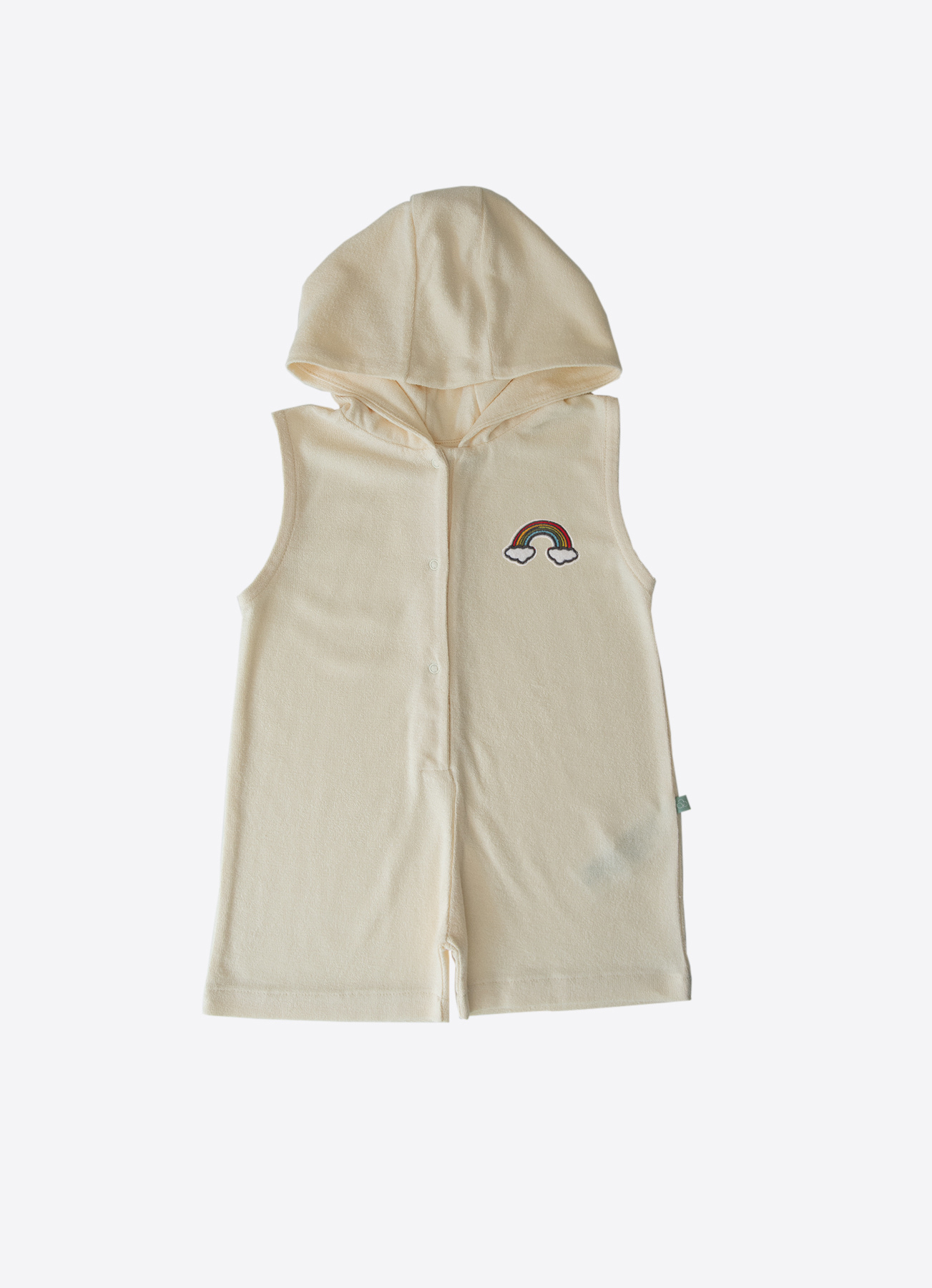 Organik Premium Erkek Havlu Şort Tulum Natural