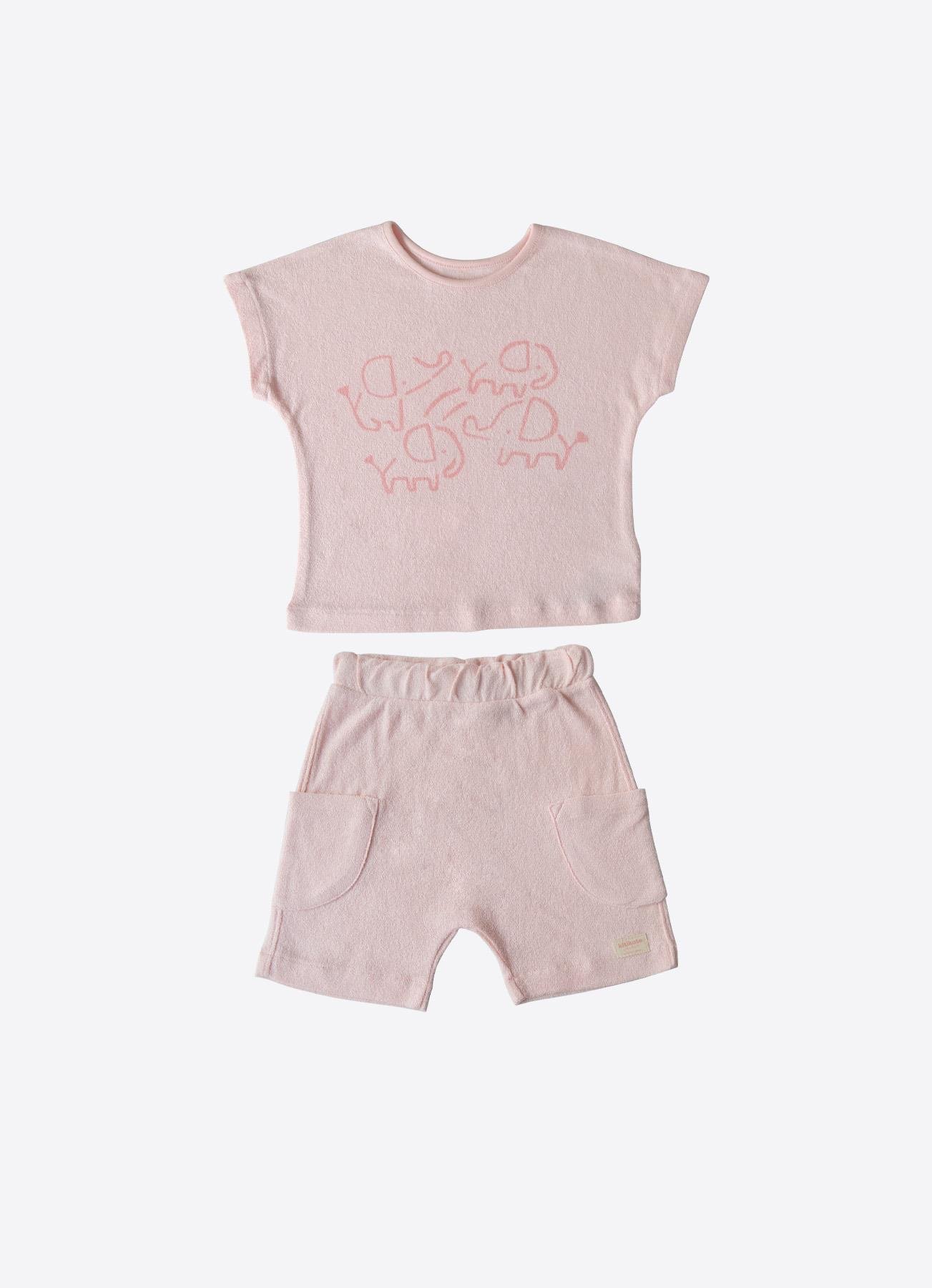 Organik Premium Havlu 2'li Takım Pembe