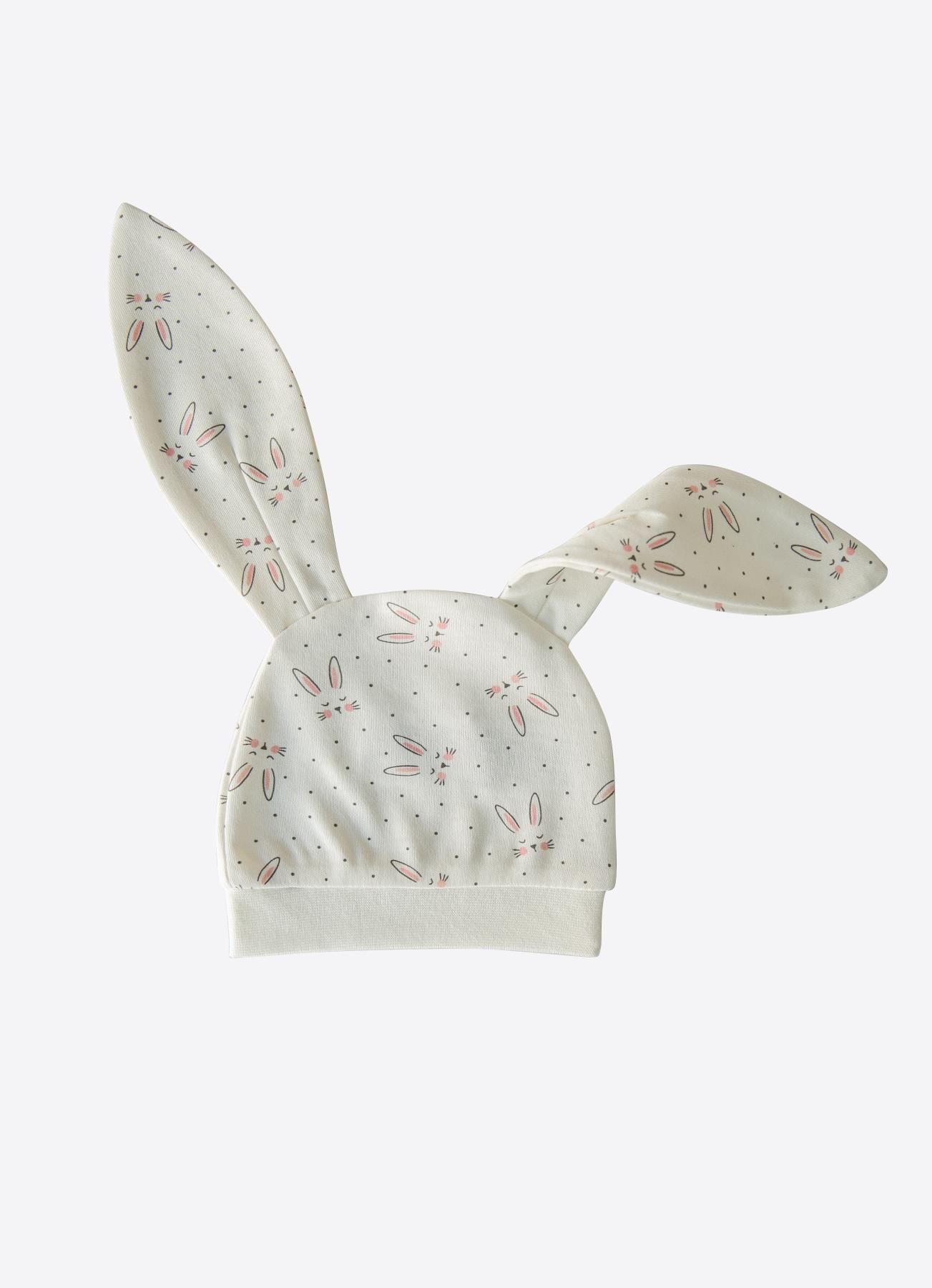ORGANİK RABBIT ŞAPKALI TULUM PEMBE