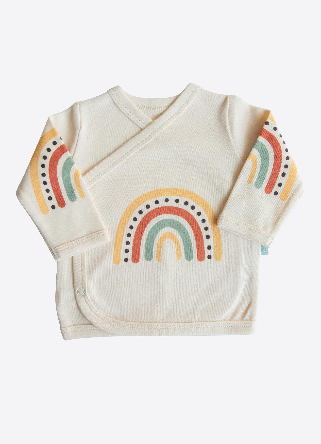 ORGANİK RAINBOW 12'Lİ HASTANE ÇIKIŞ SETİ YEŞİL