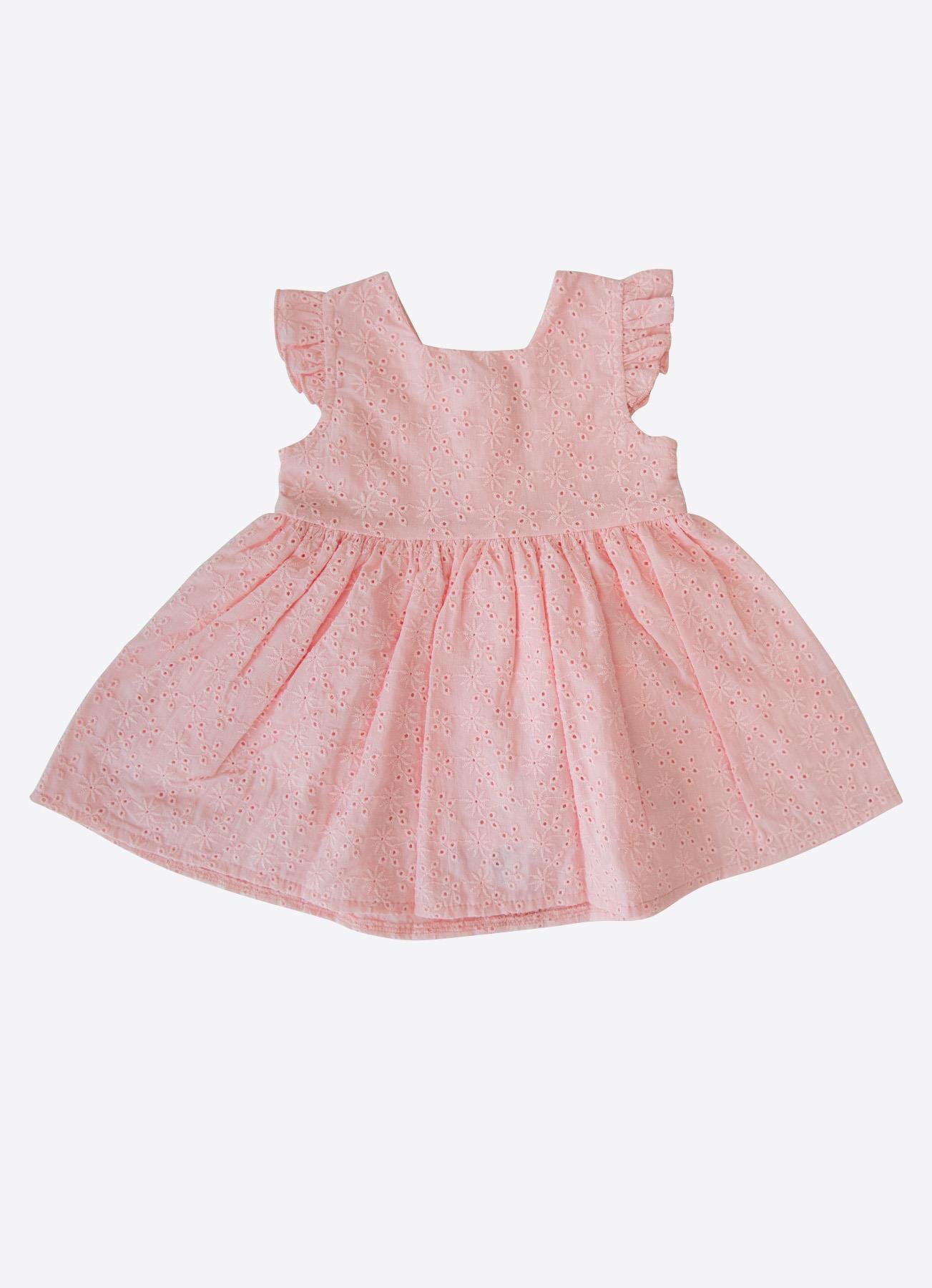 ORGANİK REVY ELBİSE PEMBE