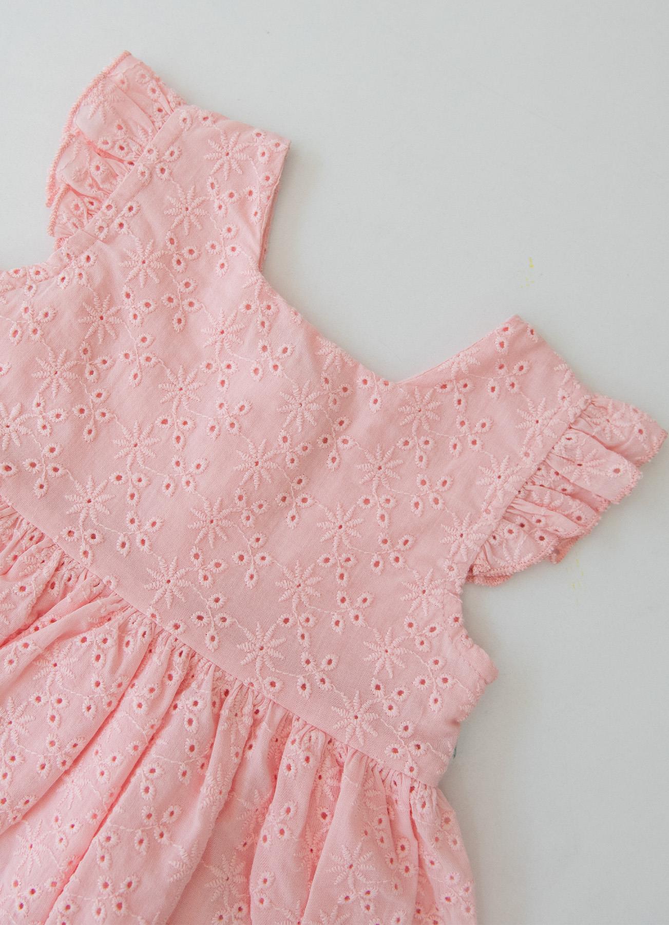 ORGANİK REVY ELBİSE PEMBE