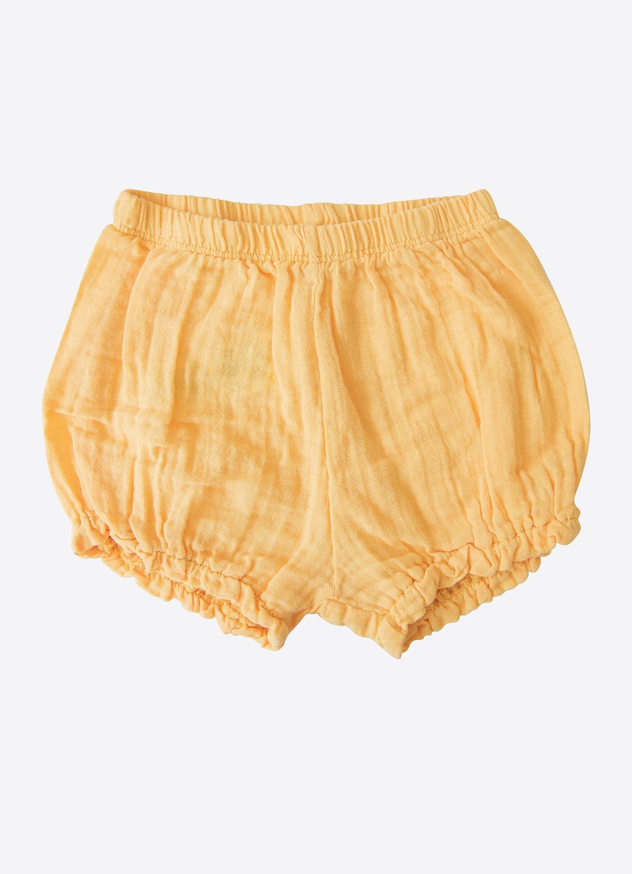 ORGANİK RITA MÜSLİN TOPDONLU 2'Lİ TAKIM SARI