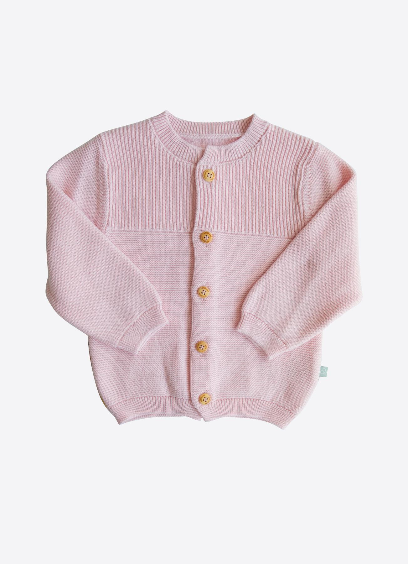 ORGANİK ROSY TRİKO HIRKA PEMBE