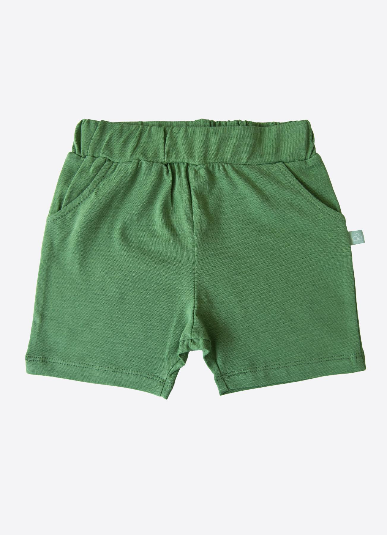 ORGANİK SAURUS 2'Lİ ŞORT BEYAZ-YEŞİL