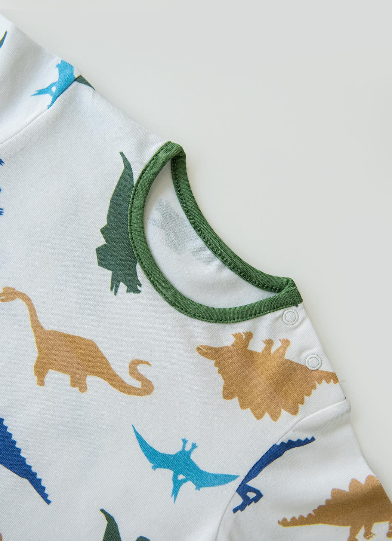ORGANİK SAURUS 2'Lİ T-SHIRT BEYAZ