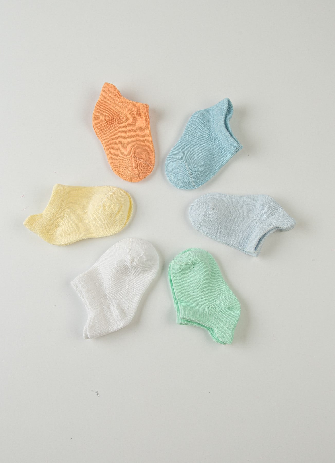 ORGANİK SUNNY STEPS 6'LI ÇORAP MAVİ