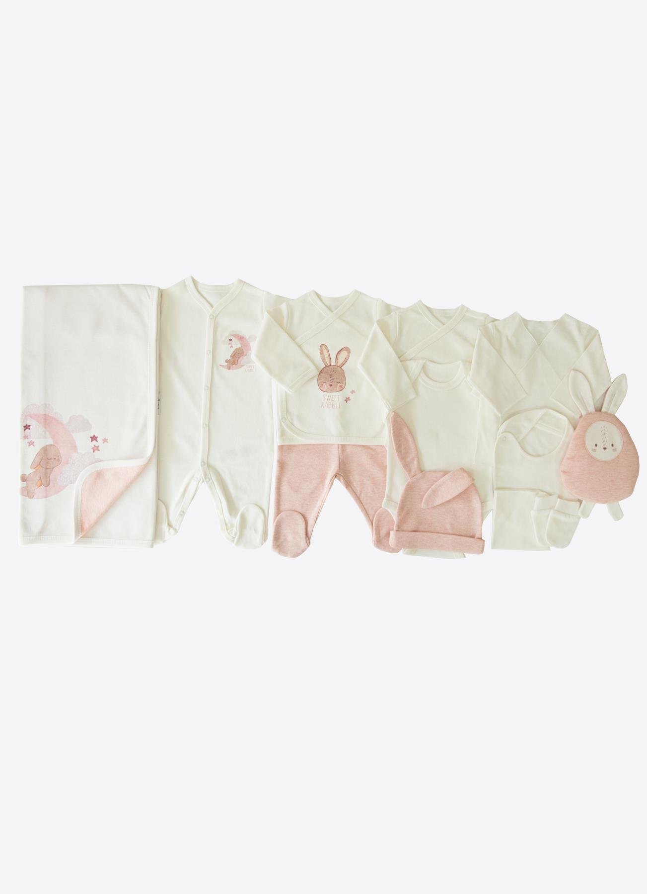 ORGANİK SWEET RABBIT 12'Lİ ZIBIN SET EKRU