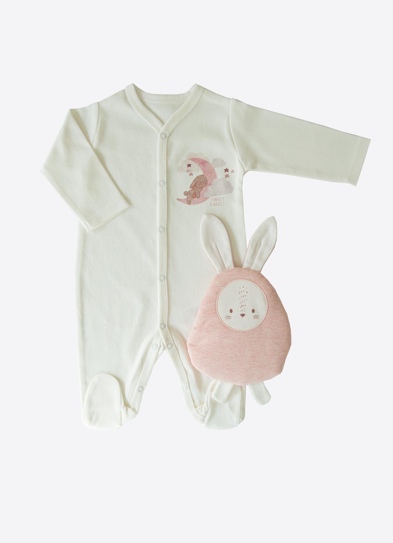 ORGANİK SWEET RABBIT 12'Lİ ZIBIN SET EKRU