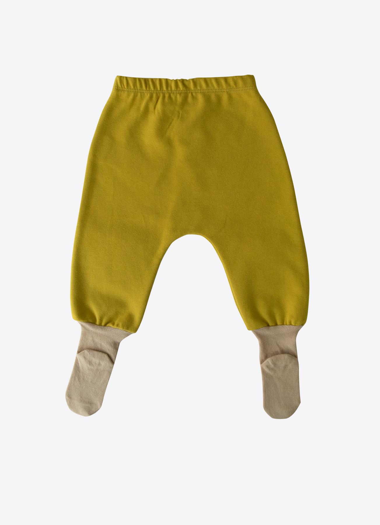 ORGANİK TEDDY BEAR ÇORAPTOLON HARDAL