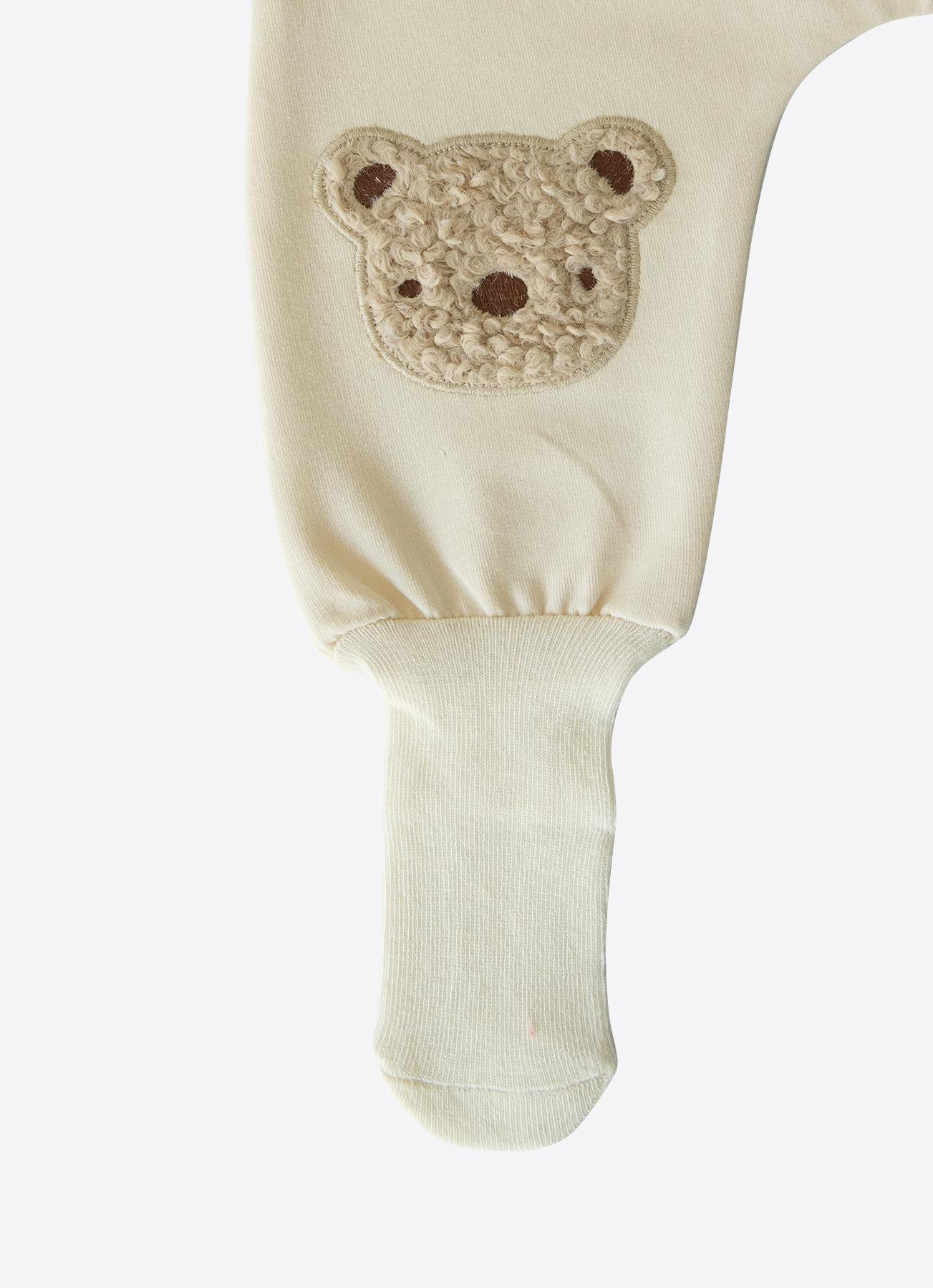 ORGANİK TEDDY BEAR ÇORAPTOLON NATURAL