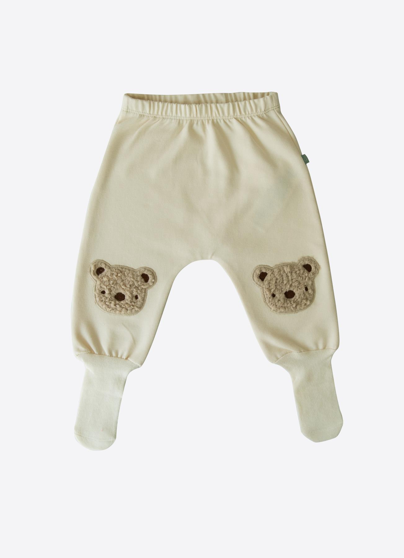 ORGANİK TEDDY BEAR ÇORAPTOLON NATURAL