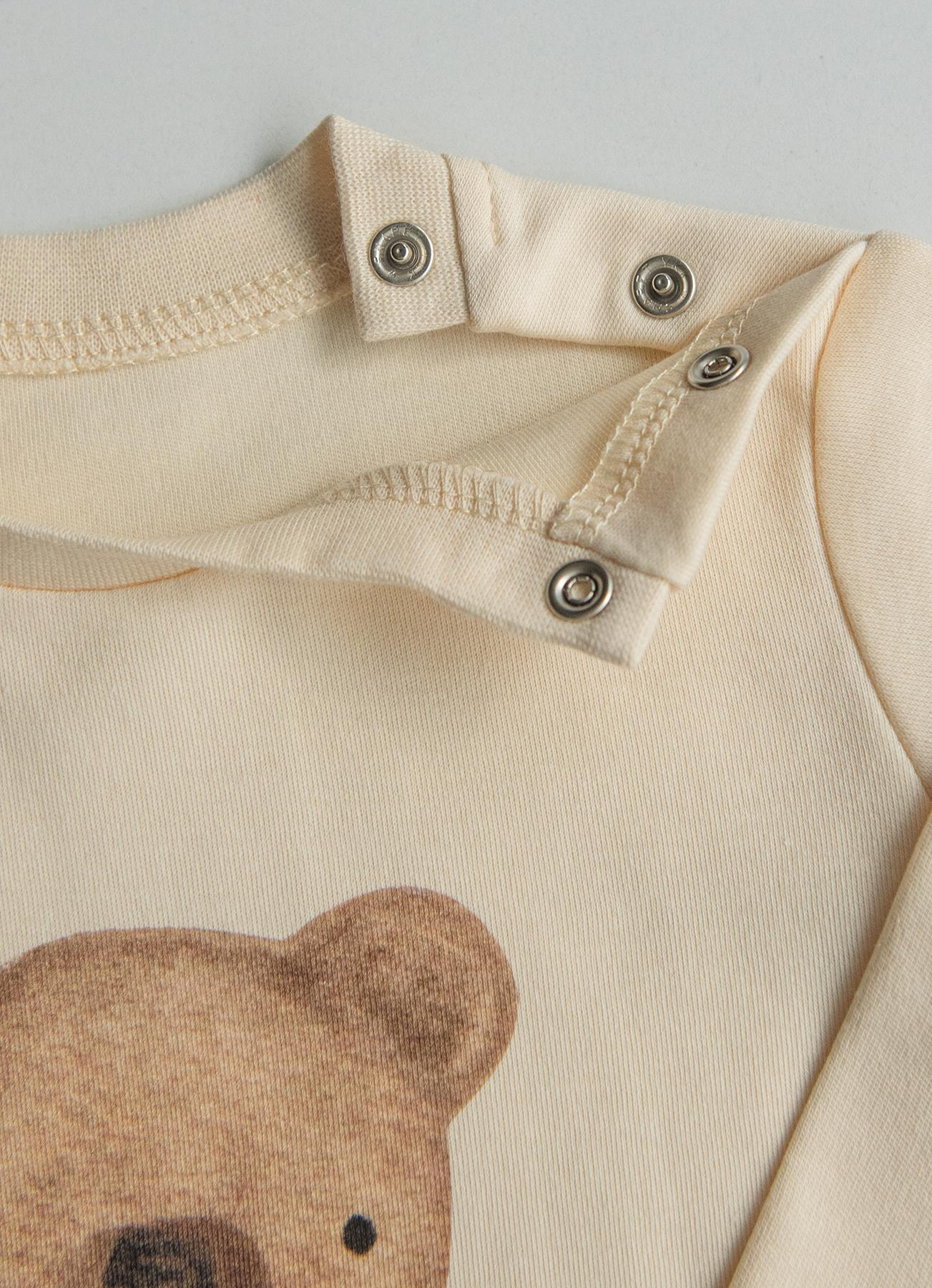 ORGANİK TEDY BEAR SWEAT NATURAL